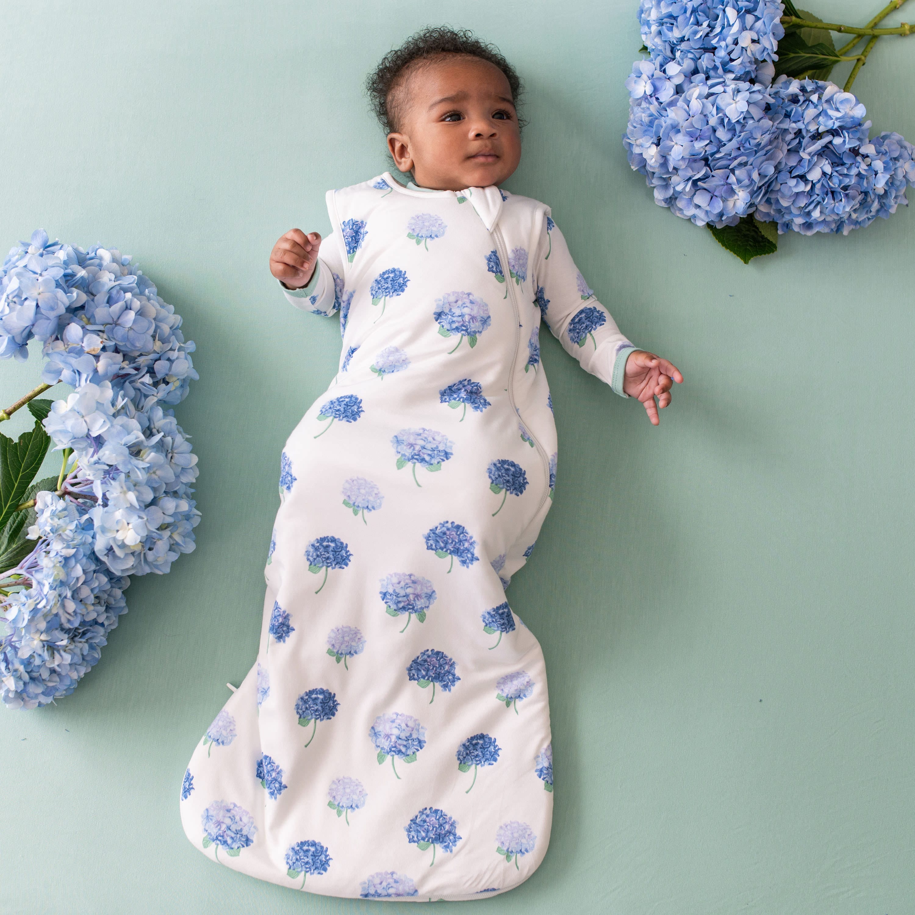 Kyte Baby Sleep Bag 1.0 Tog Sleep Bag in Hydrangea 1.0