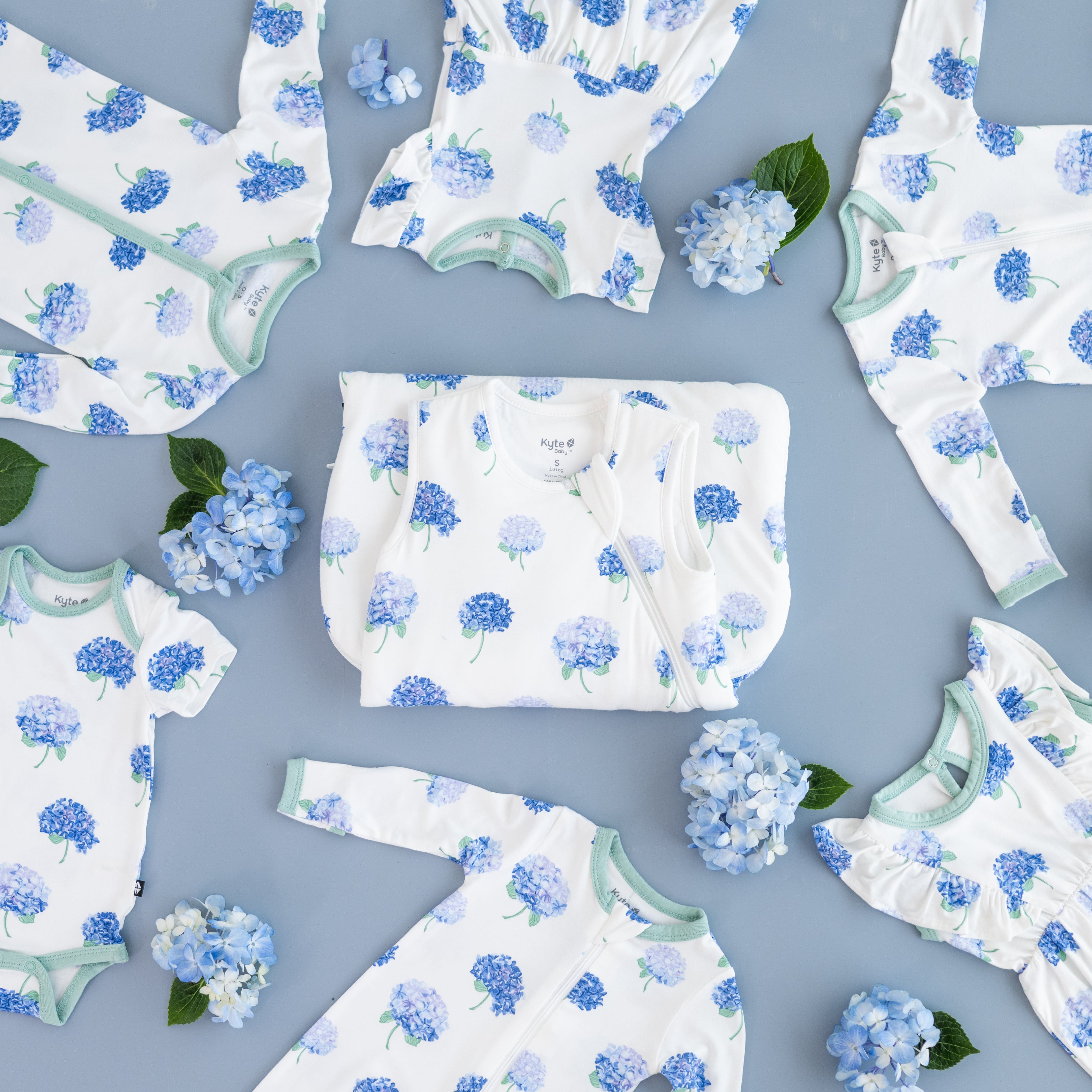 Kyte Baby Sleep Bag 1.0 Tog Sleep Bag in Hydrangea 1.0