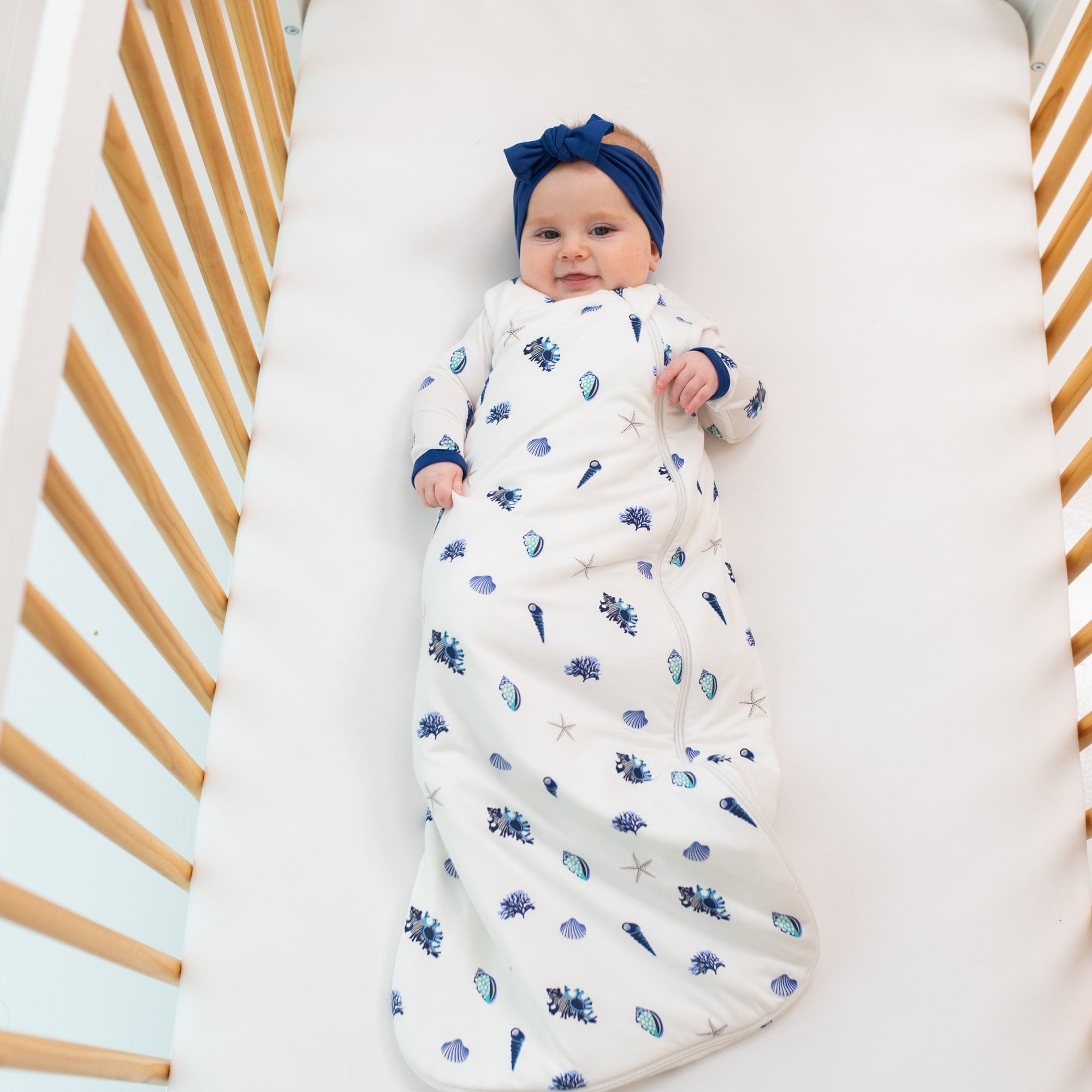 Kyte Baby Sleep Bag 1.0 Tog Sleep Bag in Royal Shell 1.0