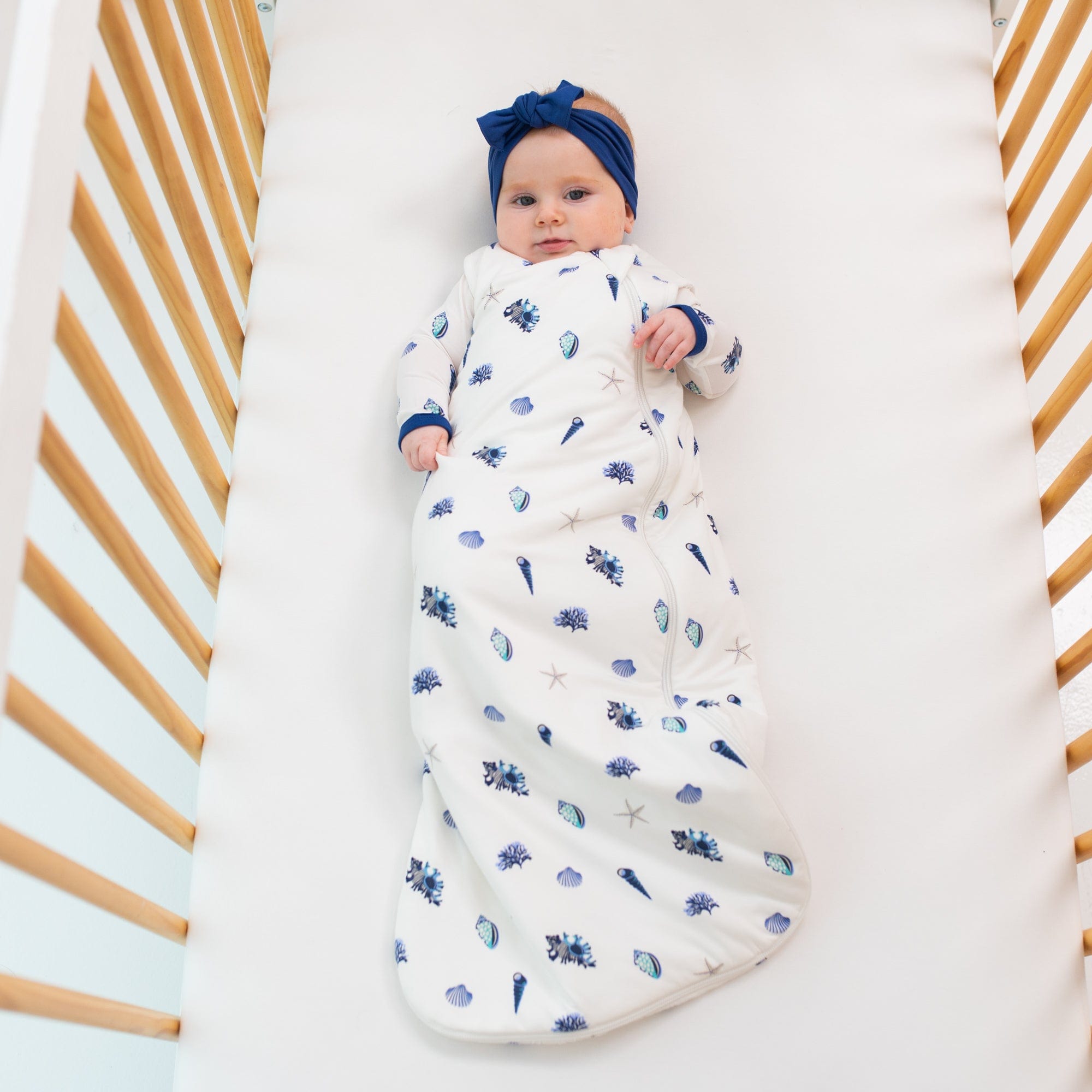 Kyte Baby Sleep Bag 1.0 Tog Sleep Bag in Royal Shell 1.0