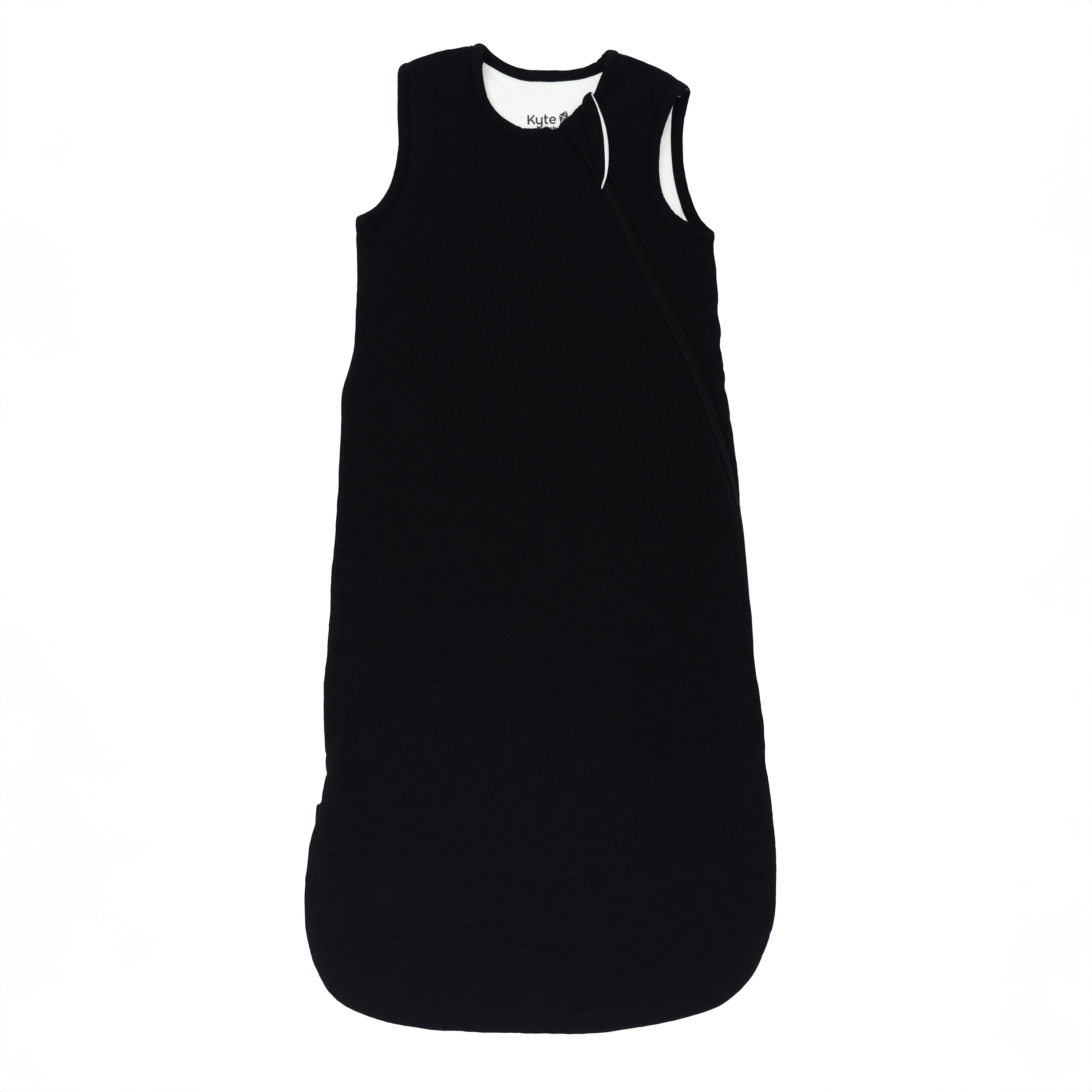 Flat lay of Kyte Baby 2.5 Tog Sleep Bag in Midnight