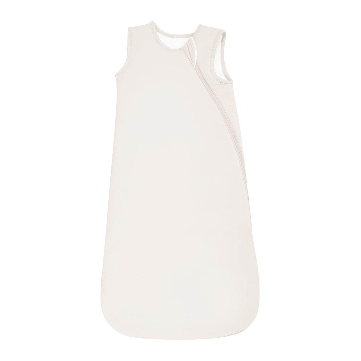 Flat lay of Kyte Baby Sleep Bag in Oat 2.5