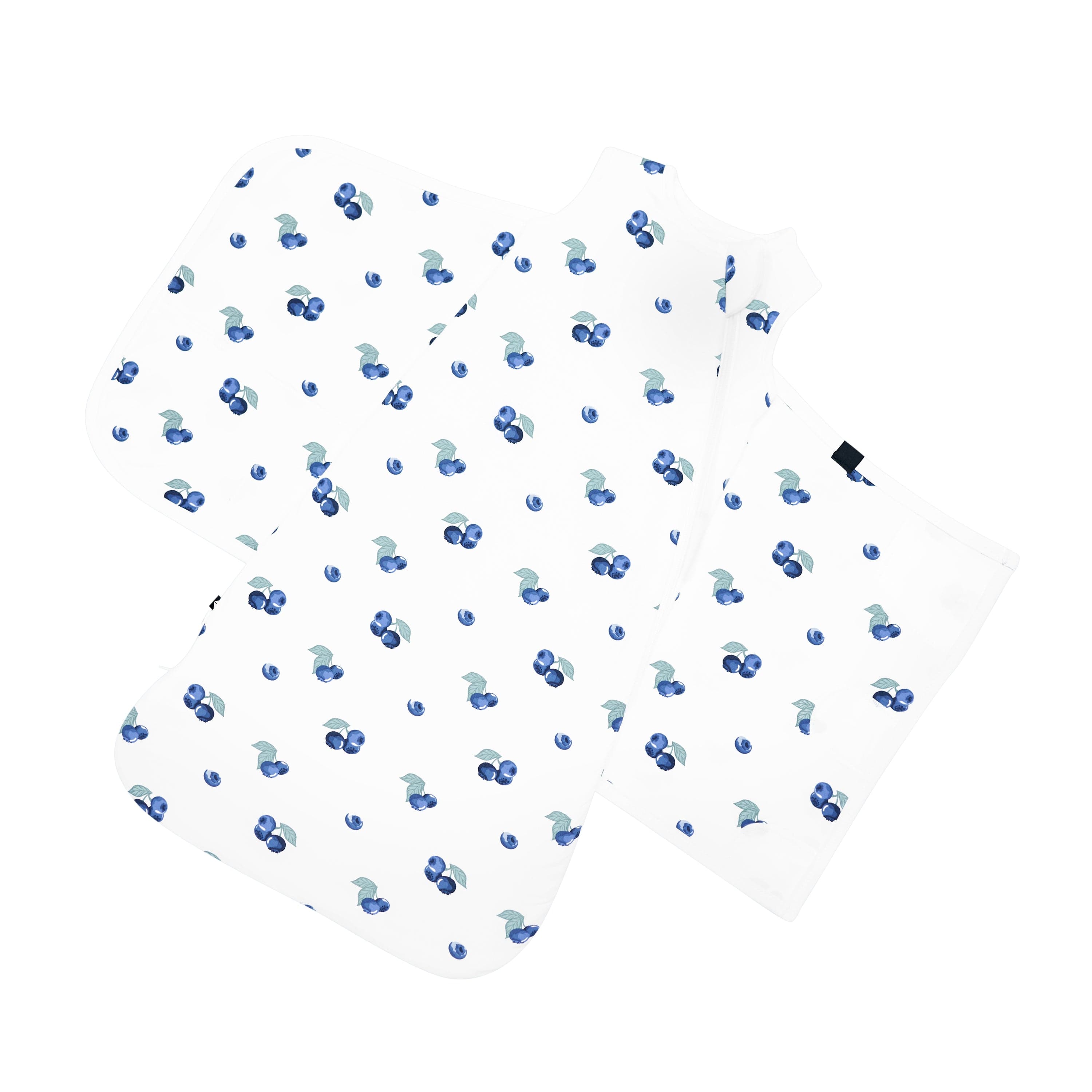 Kyte Baby bamboo Sleep Bag Swaddler in Blueberry with removable band