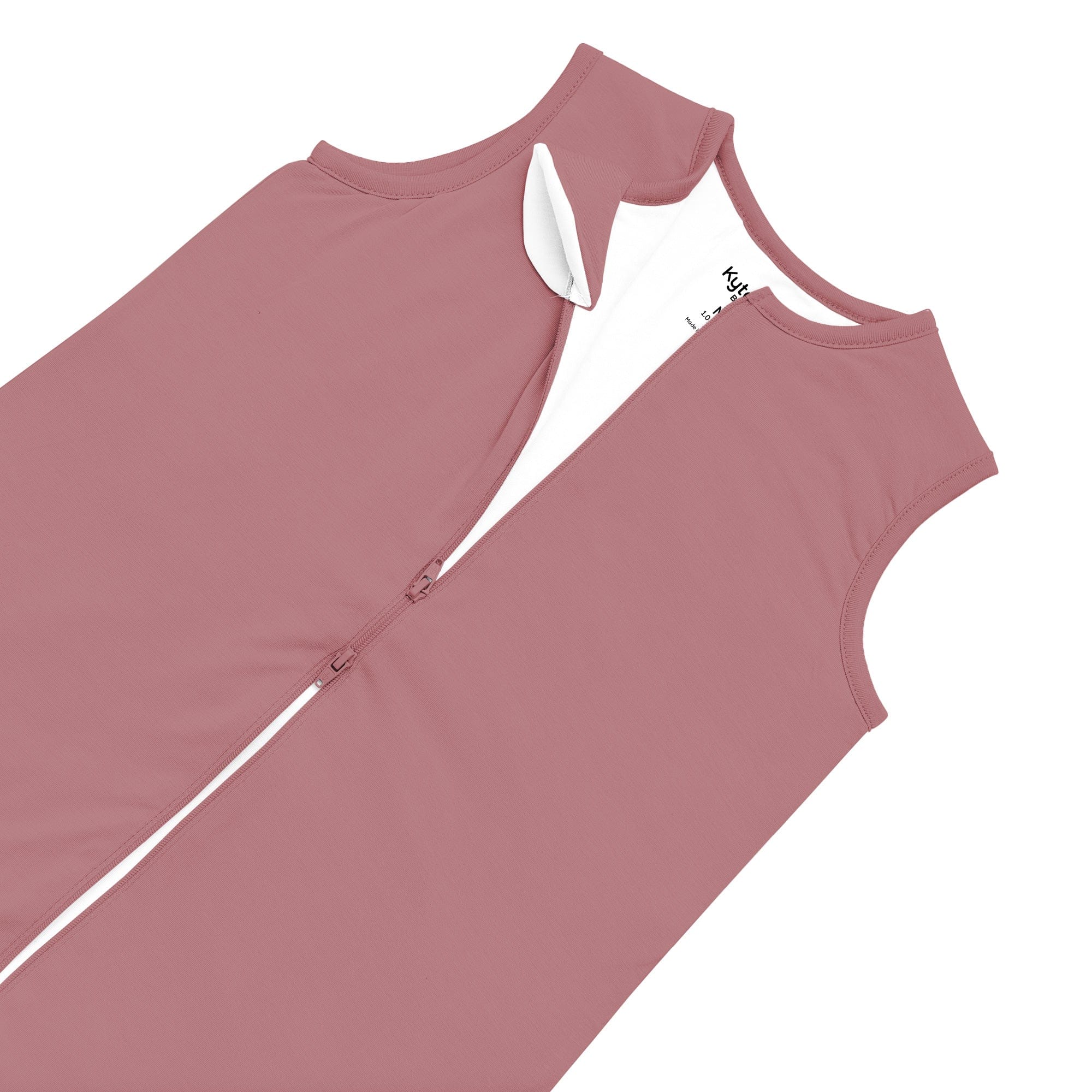 Dual zipper on Kyte Baby Sleep Bag Walker in Dusty Rose 1.0