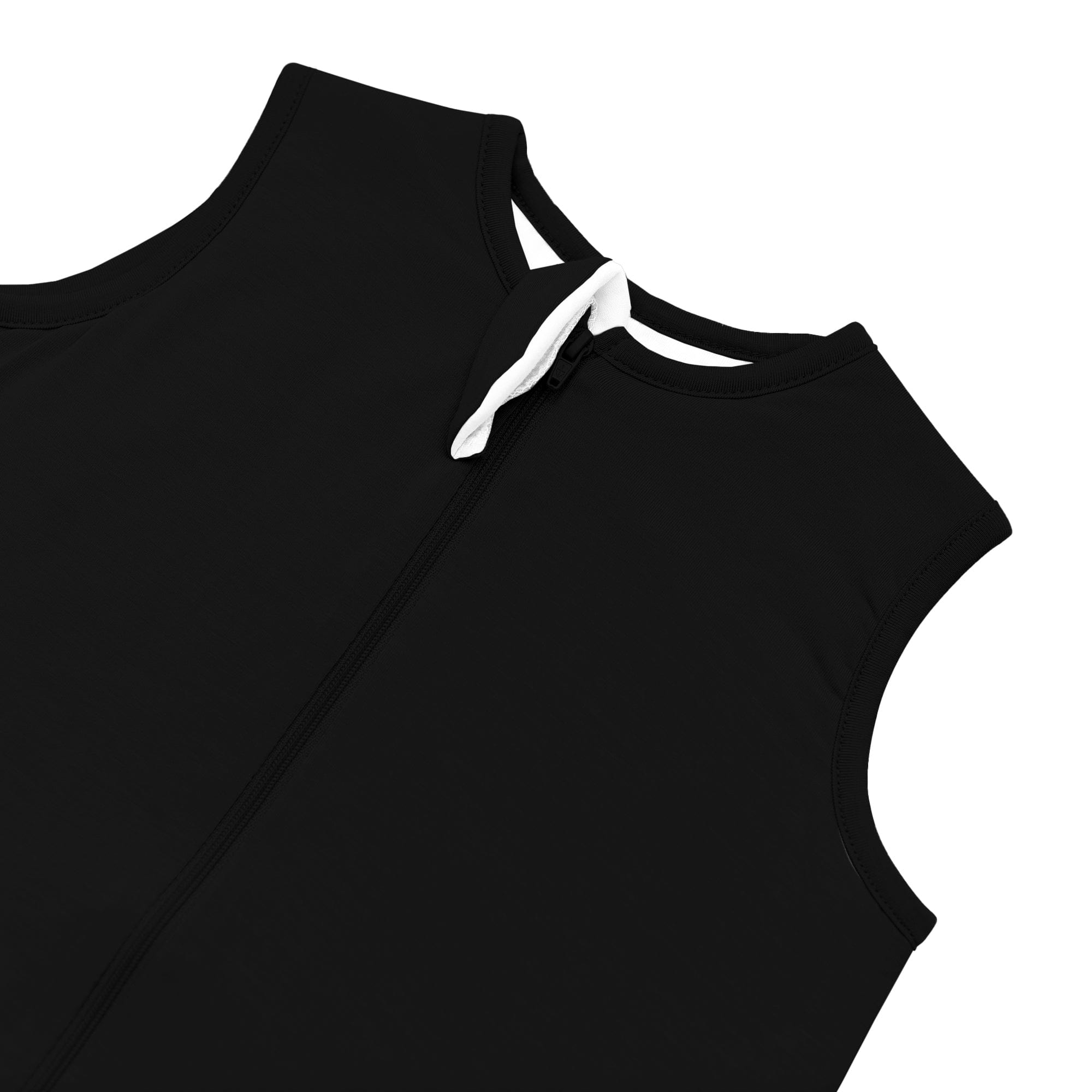 Zipper garage on bamboo Kyte Baby Sleep Bag Walker in Midnight 0.5