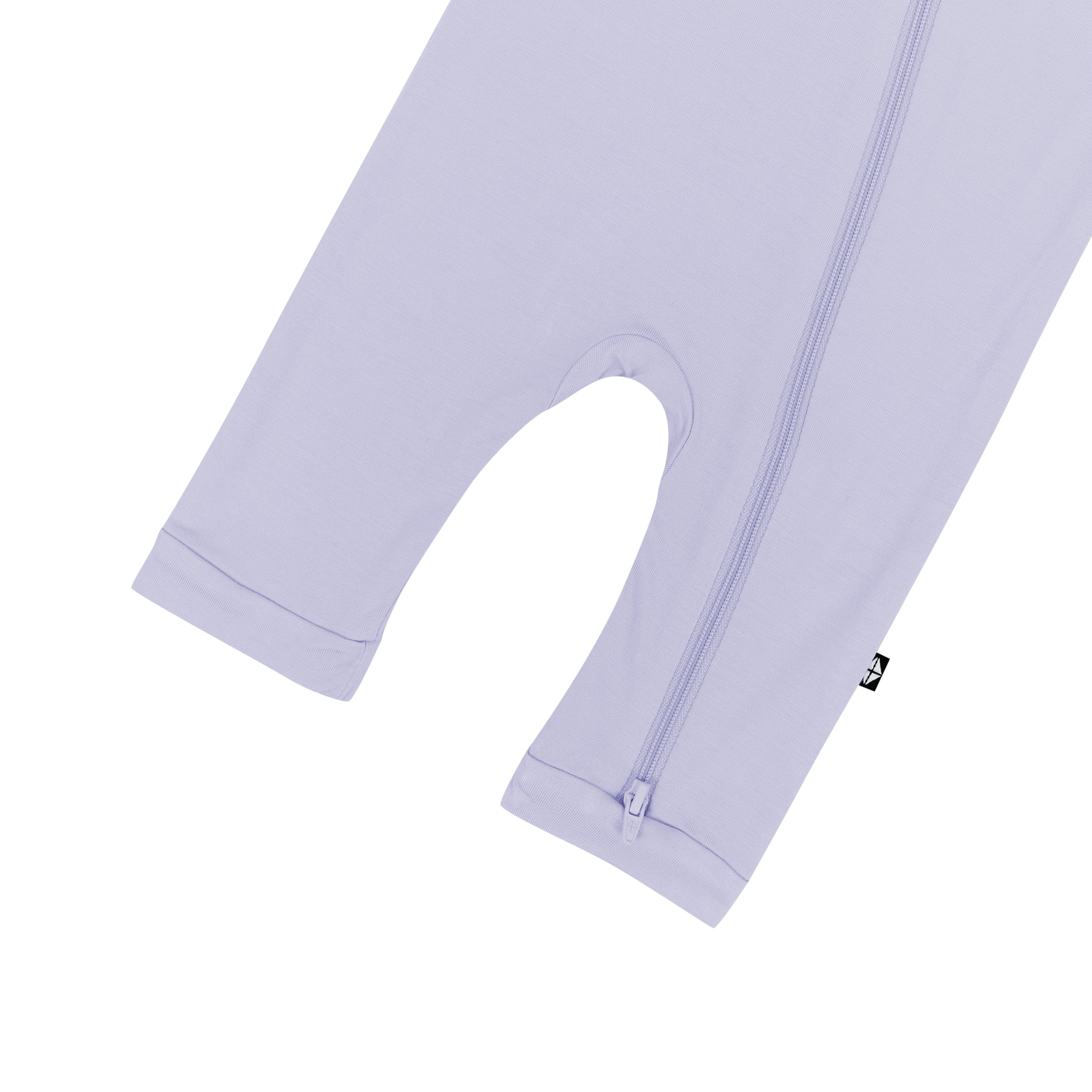 Kyte Baby Sleeveless Zipper Romper Zippered Sleeveless Romper in Lilac