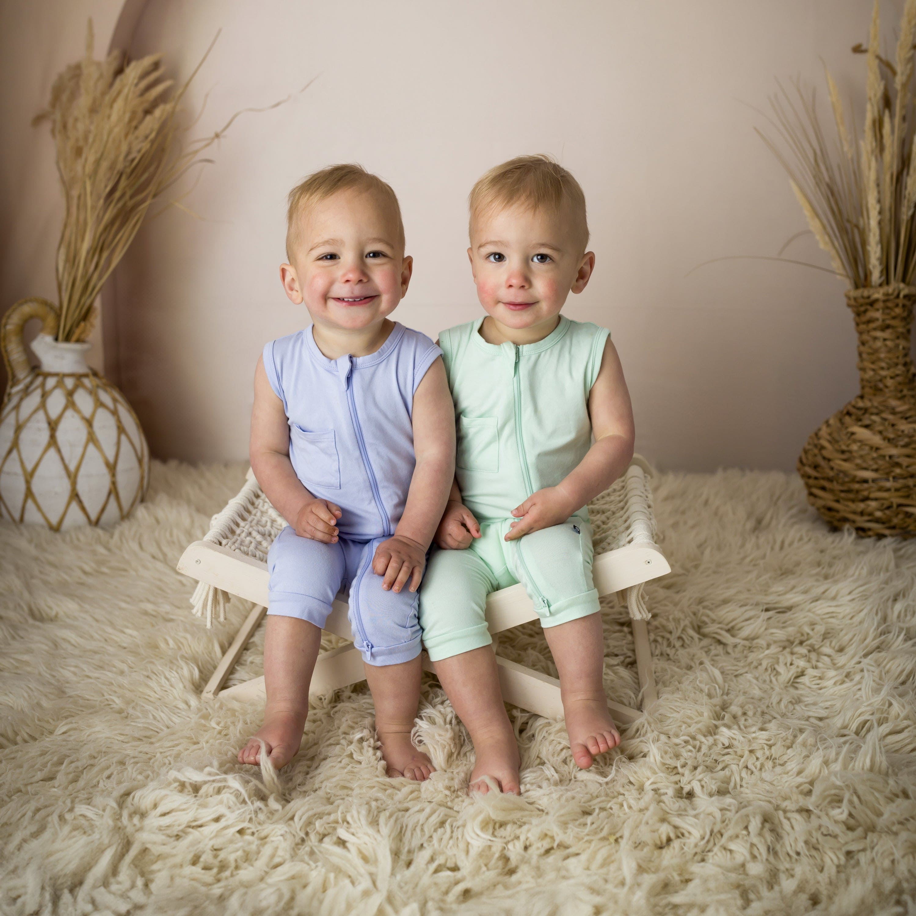 Kyte Baby Sleeveless Zipper Romper Zippered Sleeveless Romper in Lilac