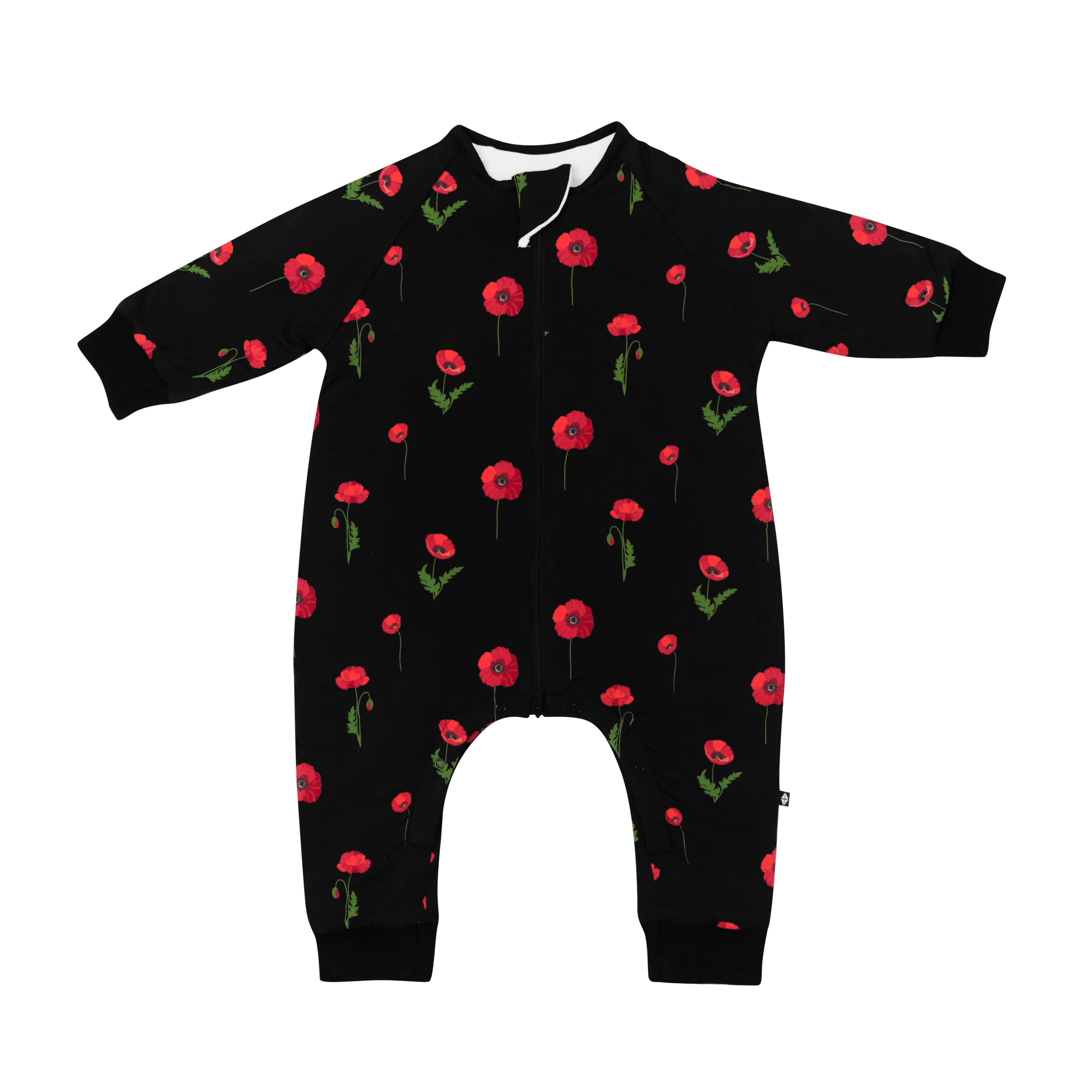 Kyte Baby Slumber Suit Slumber Suit in Midnight Poppies