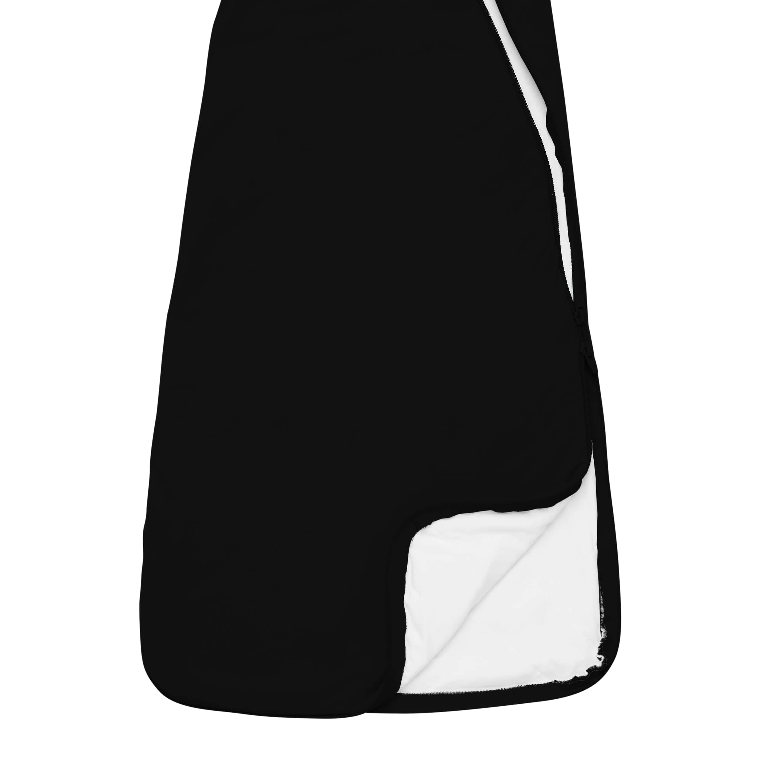 Double zipper on Kyte Baby Slumber Bag in Midnight