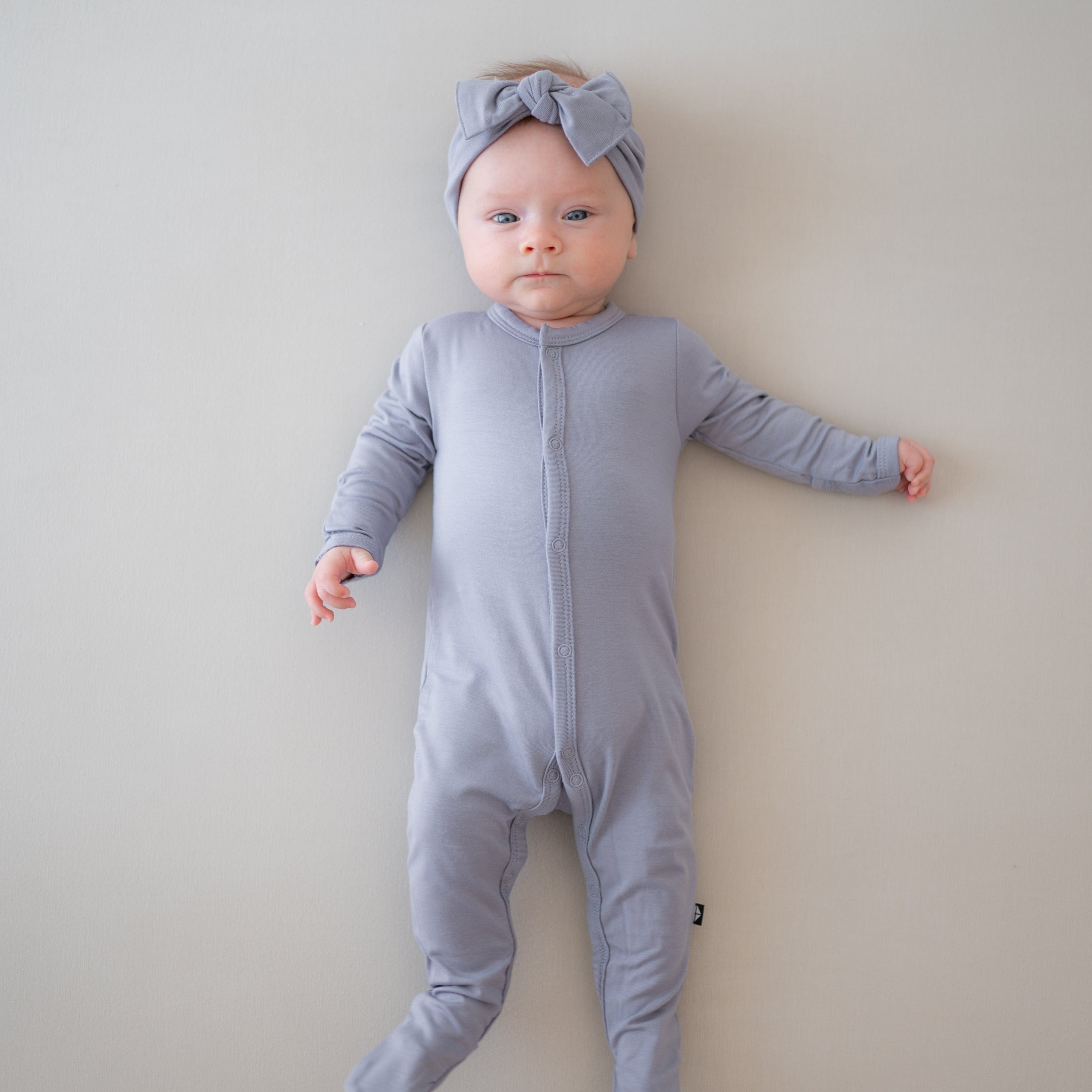 Kyte Baby Snap Footies Footie in Haze