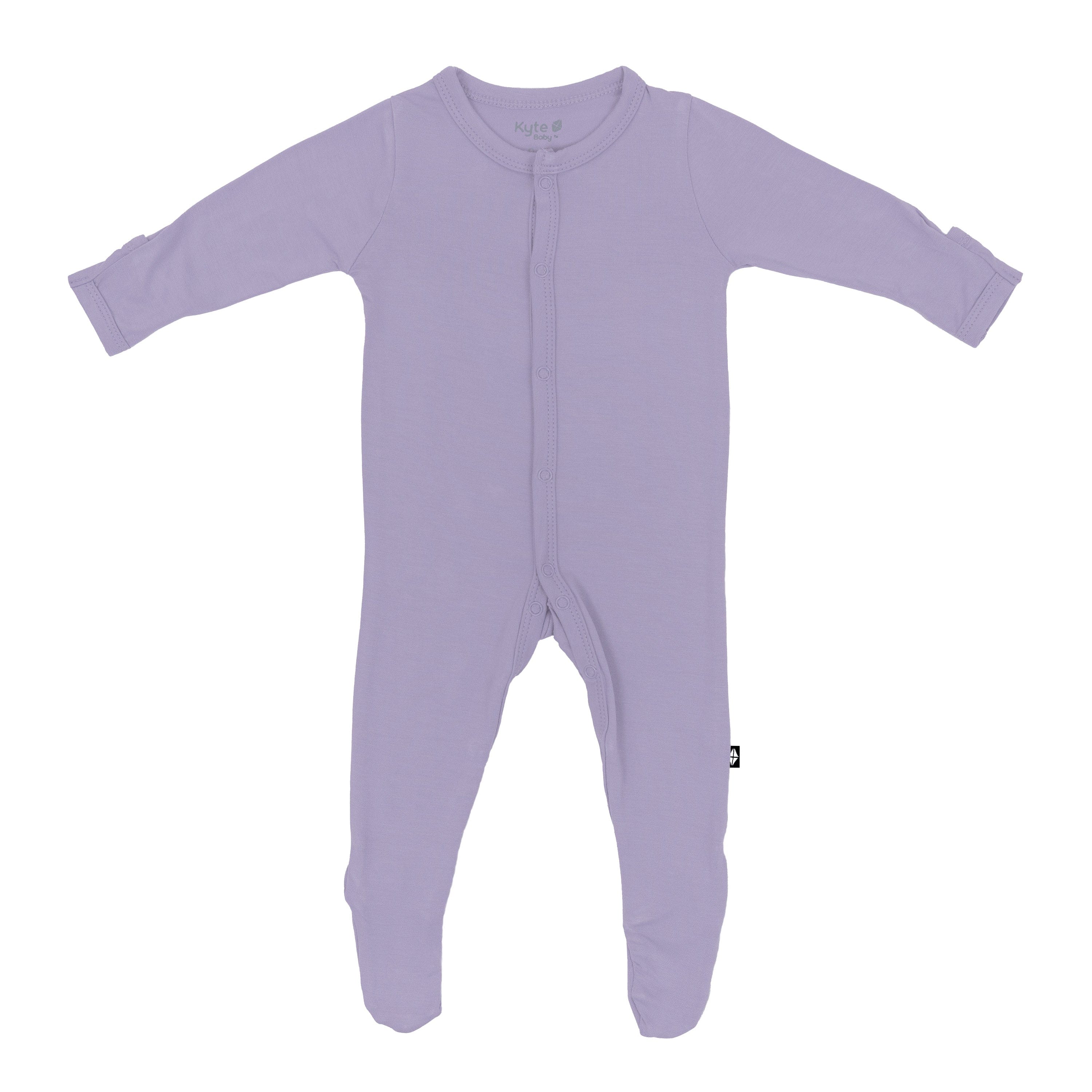 Kyte Baby snap footie in Taro