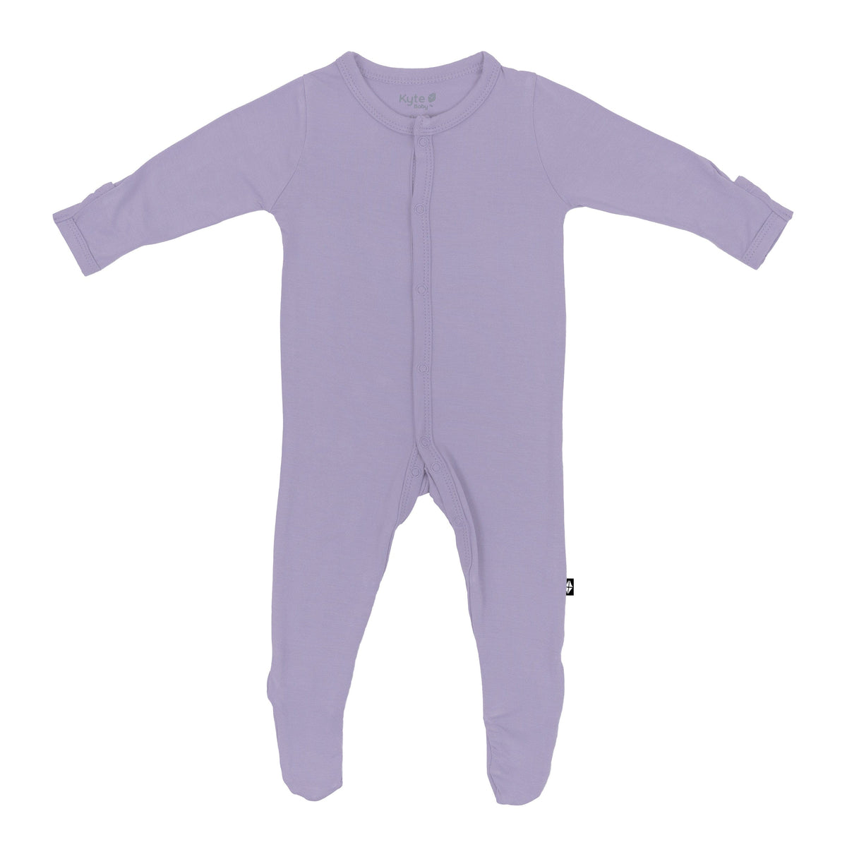 Kyte Baby snap footie in Taro