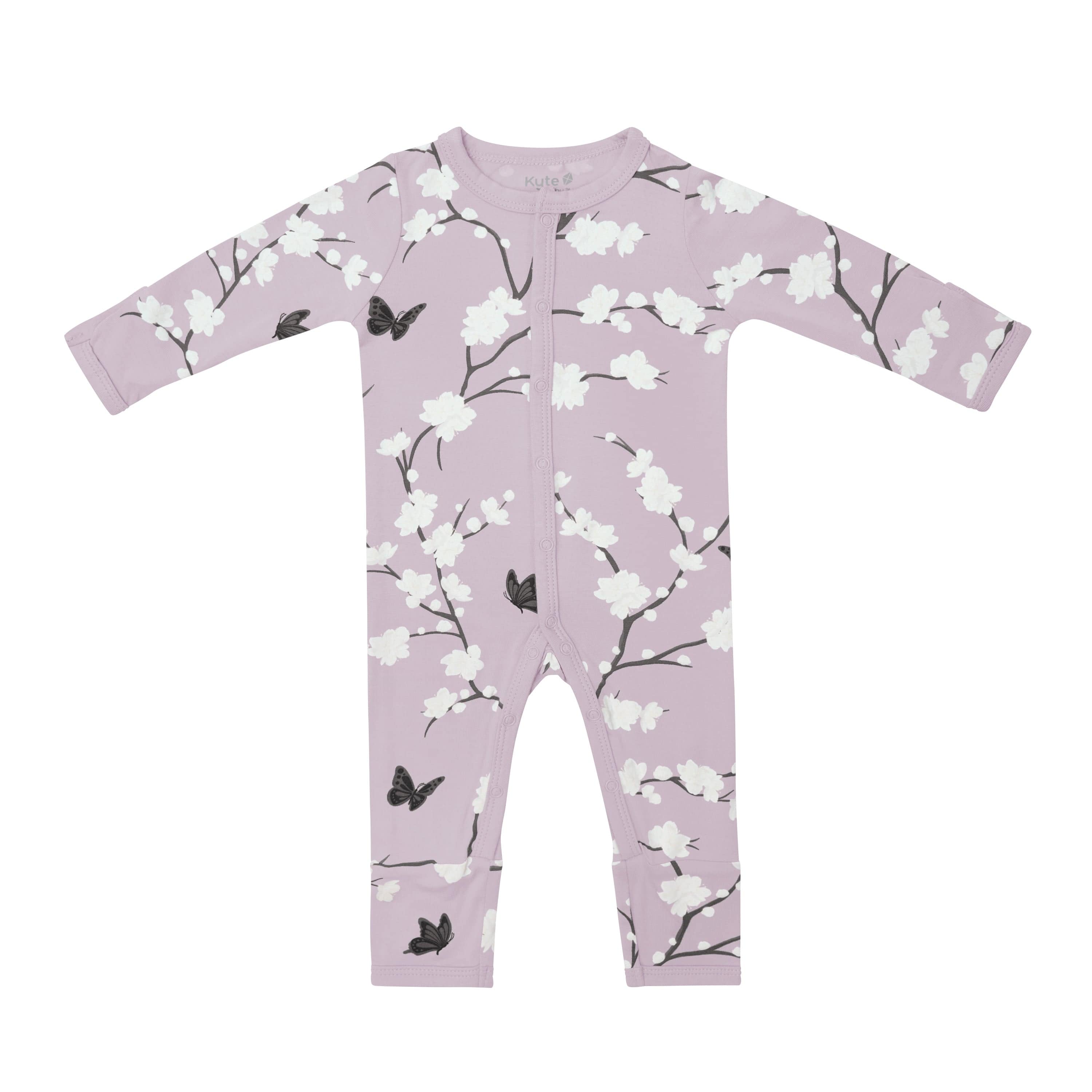 Kyte Baby Romper in Cherry Blossom