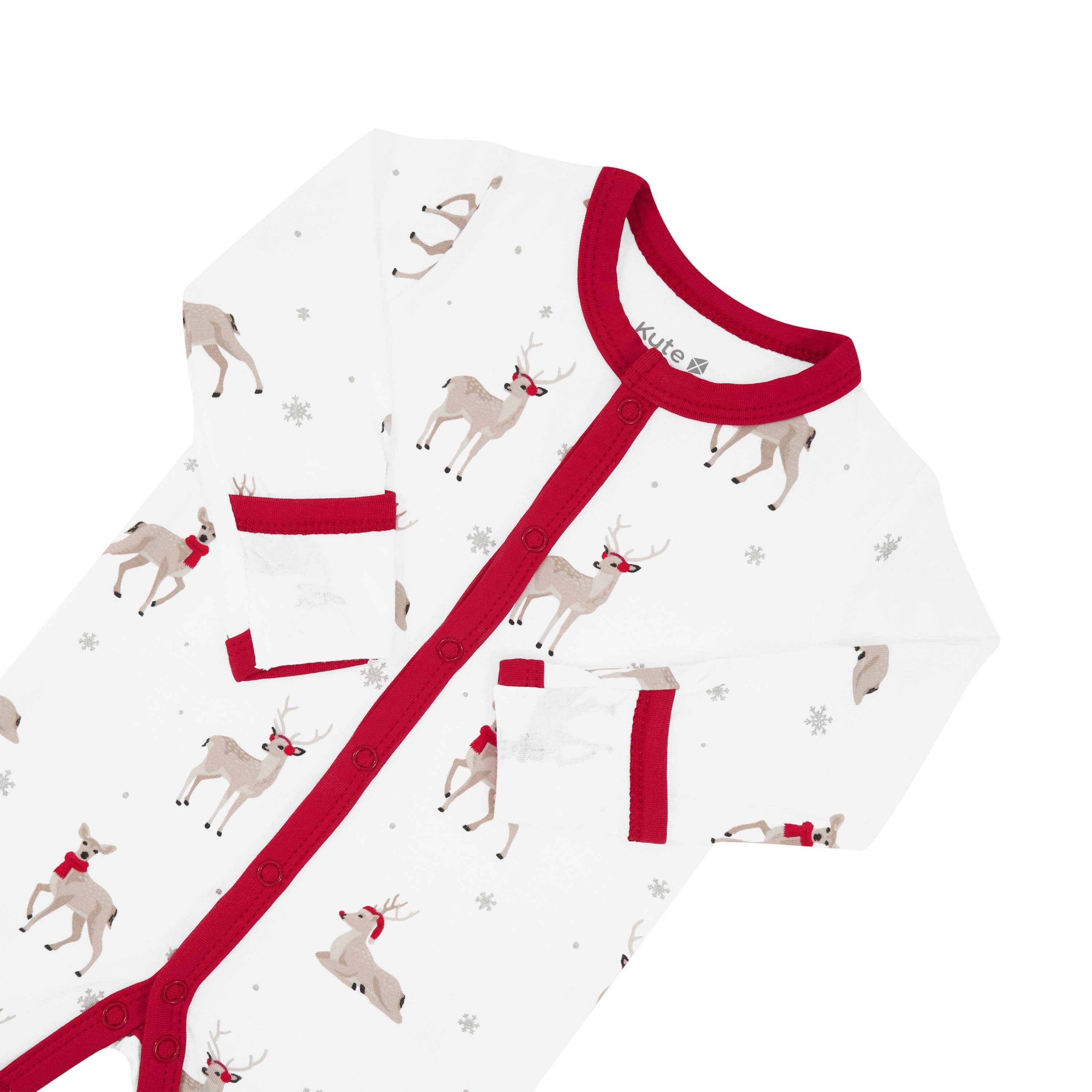 Kyte Baby Snap Romper Romper in Cloud Deer