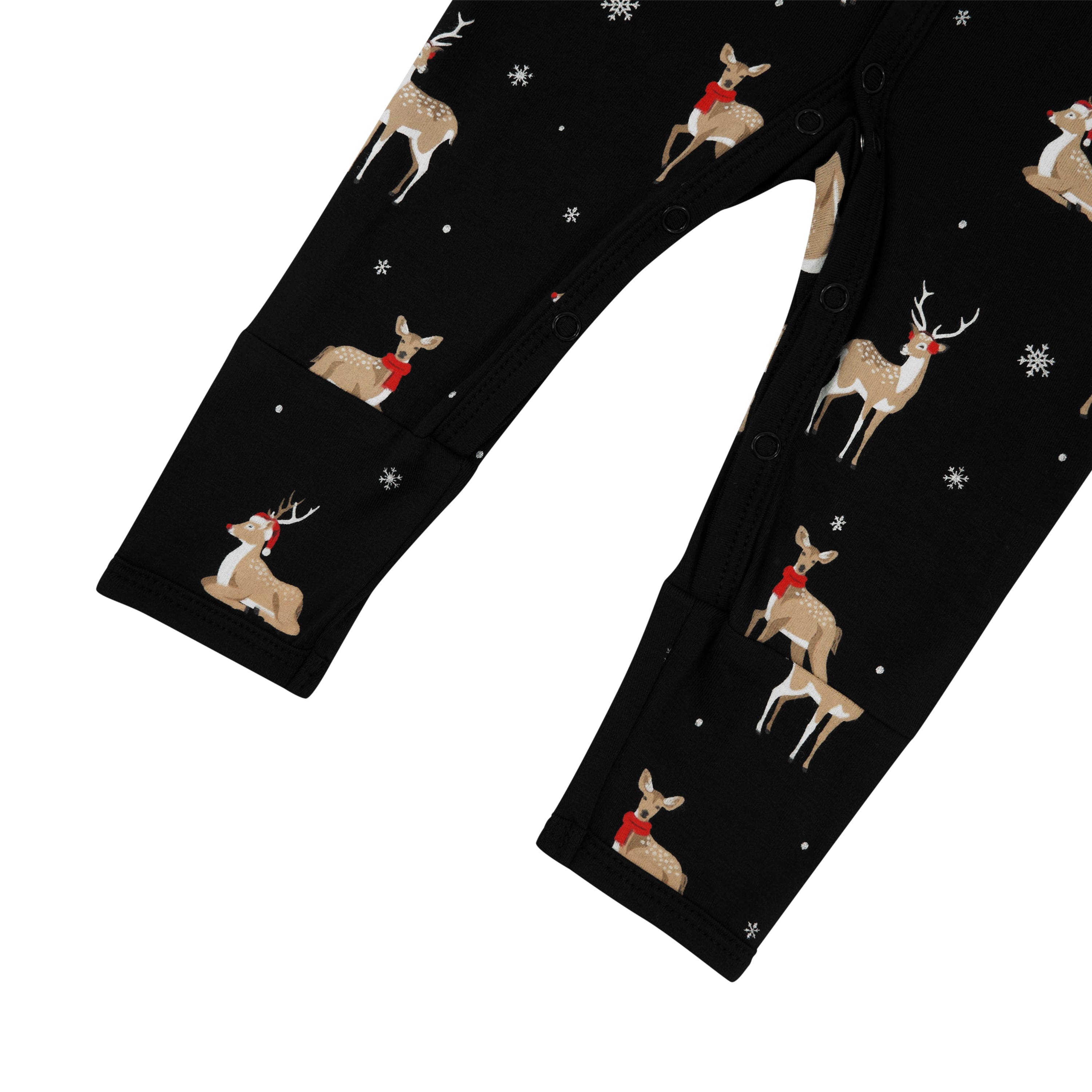 Kyte Baby Snap Romper Romper in Midnight Deer