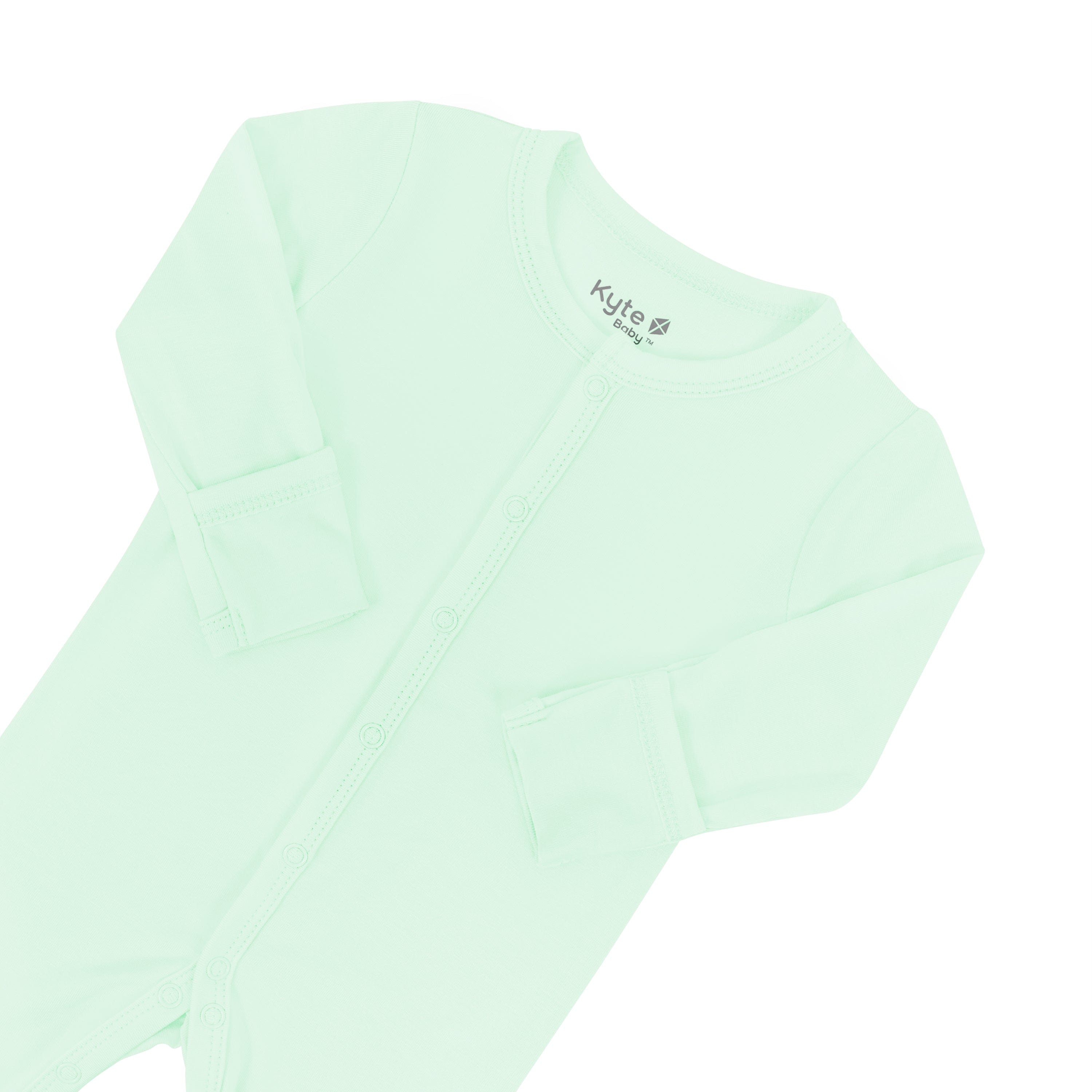 Kyte Baby Snap Romper Romper in Mint