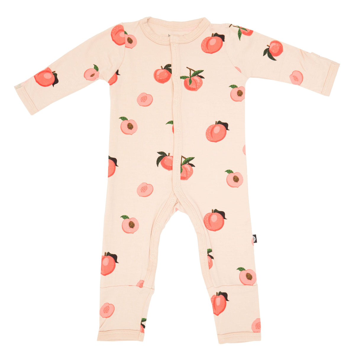 Kyte Baby Romper in Peach pattern