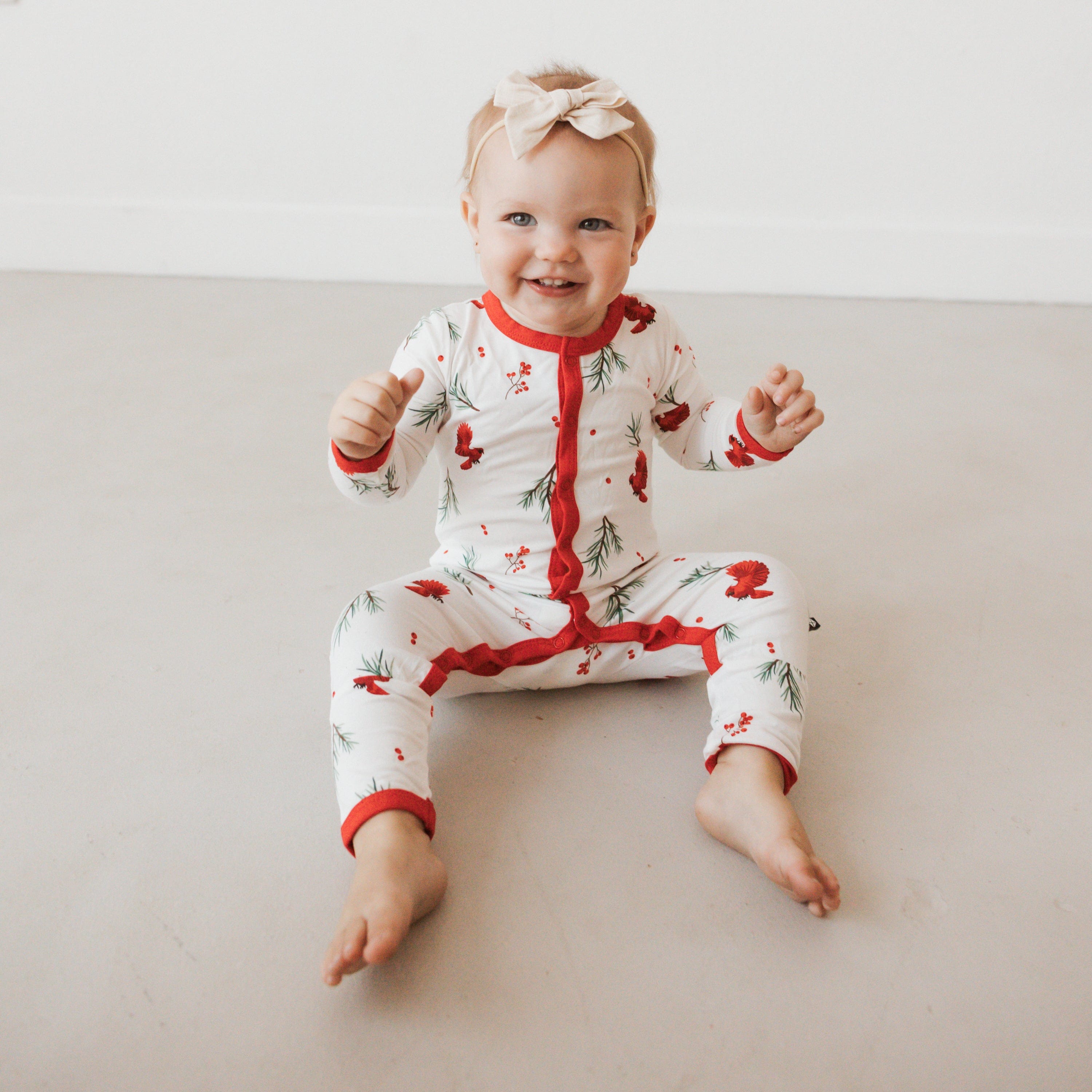 Kyte Baby Snap Romper Romper in Winterberry