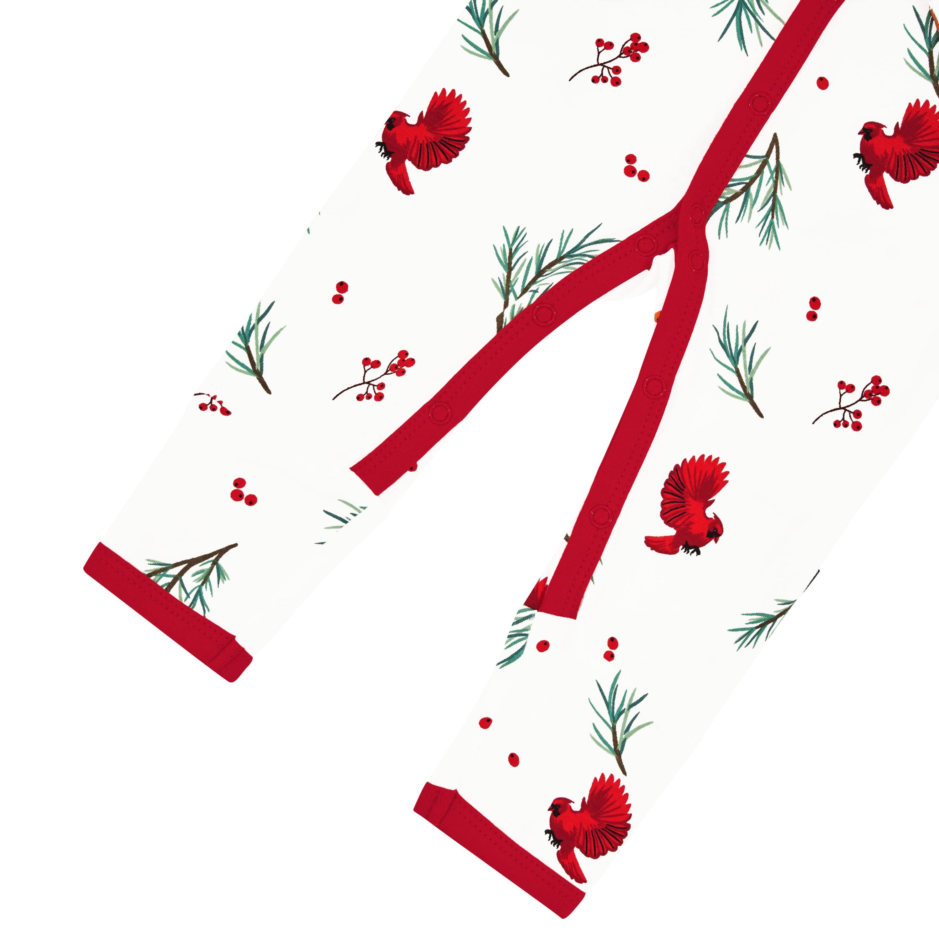 Kyte Baby Snap Romper Romper in Winterberry
