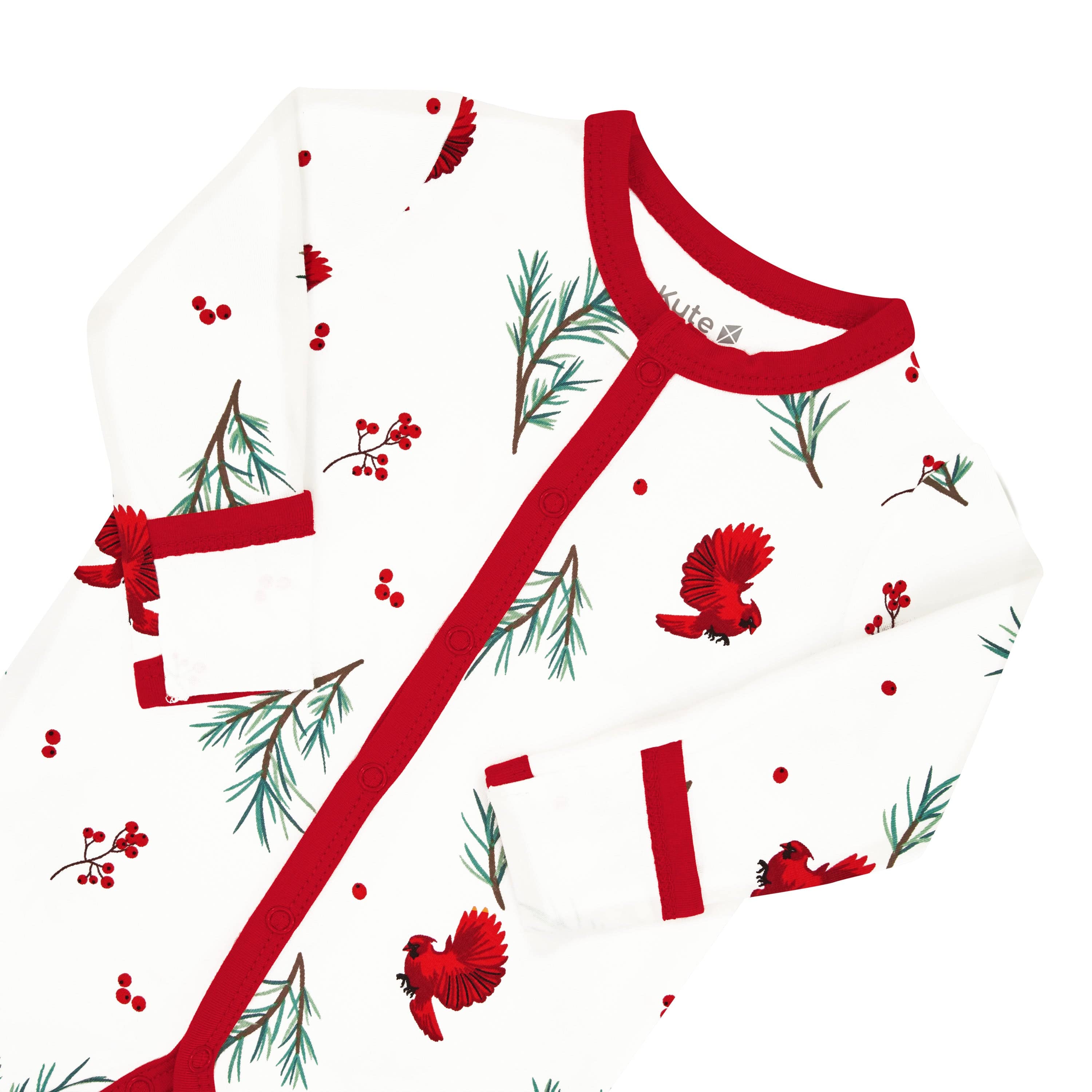 Kyte Baby Snap Romper Romper in Winterberry