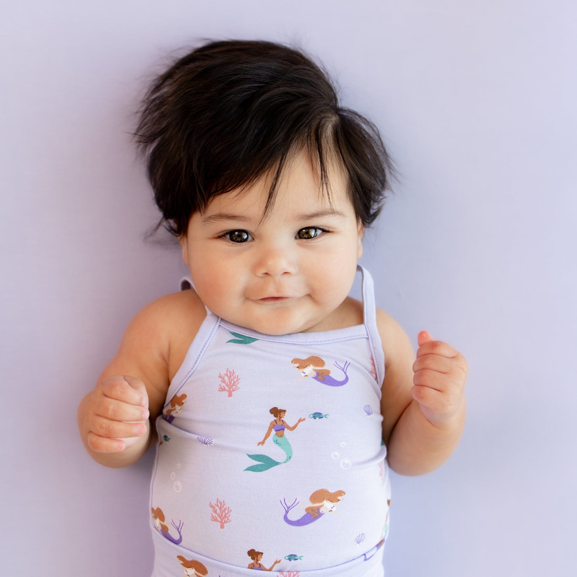 Kyte Baby Spaghetti Strap Leotard Spaghetti Strap Leotard in Mermaid