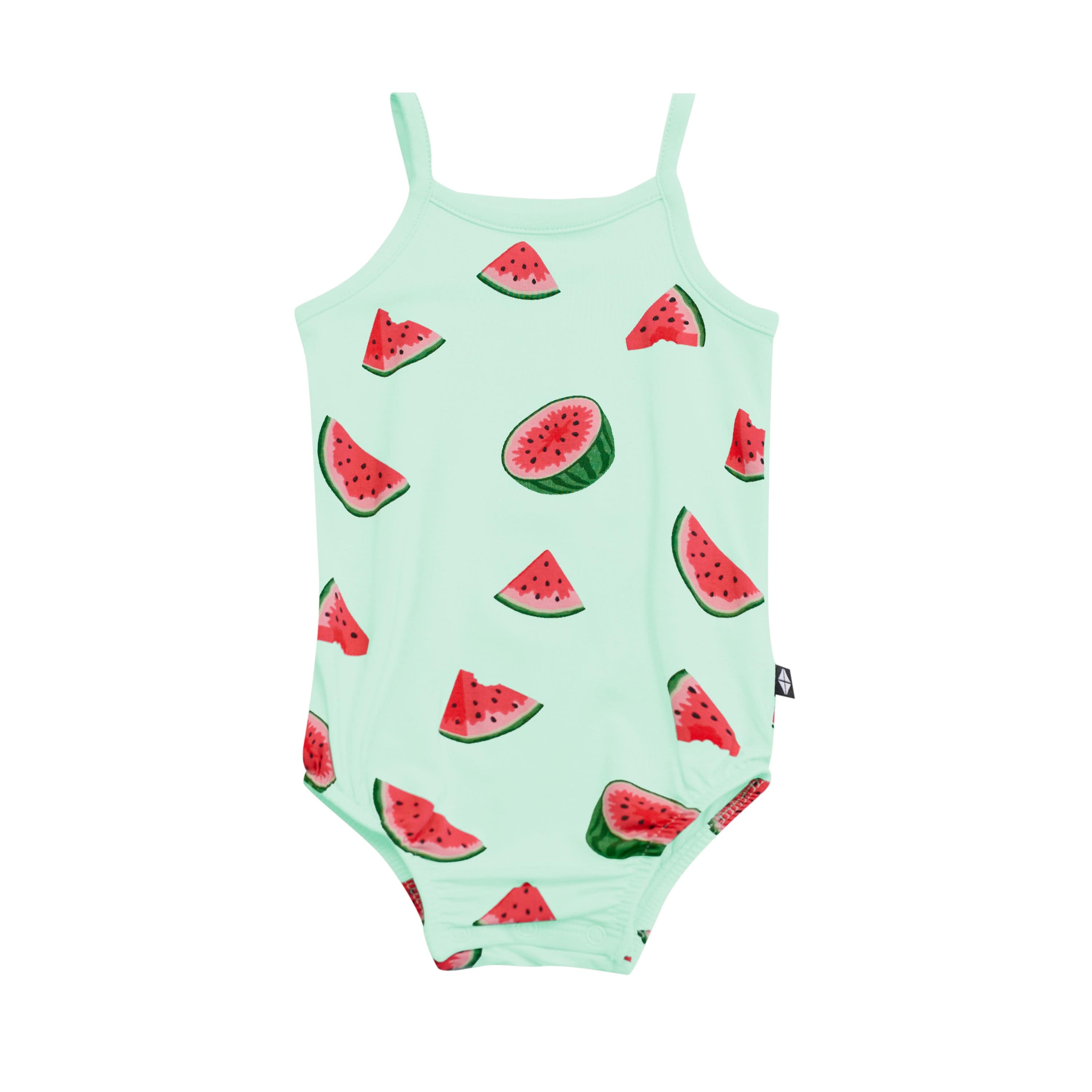 Kyte Baby Spaghetti Strap Leotard Spaghetti Strap Leotard in Watermelon