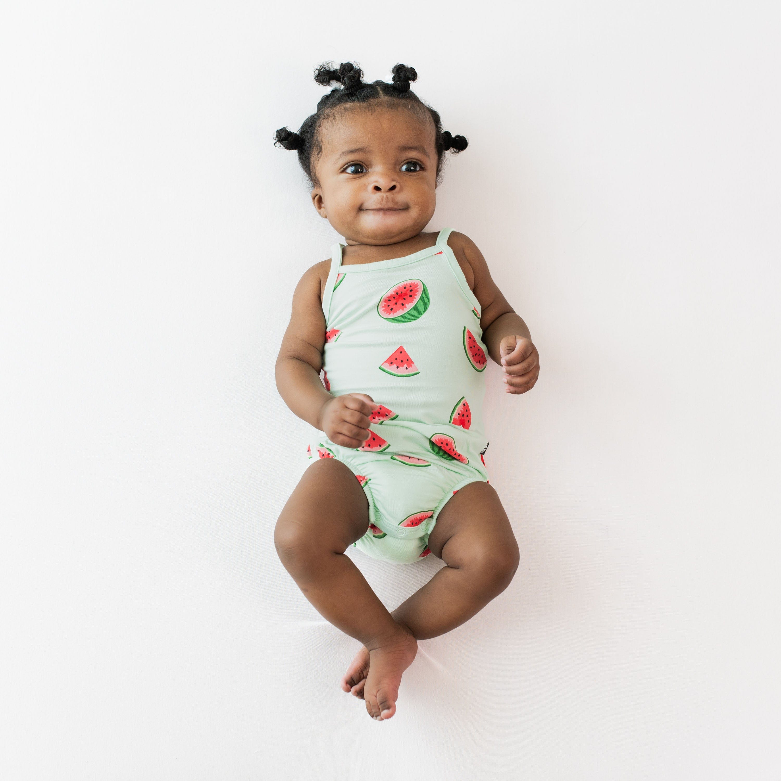 Kyte Baby Spaghetti Strap Leotard Spaghetti Strap Leotard in Watermelon