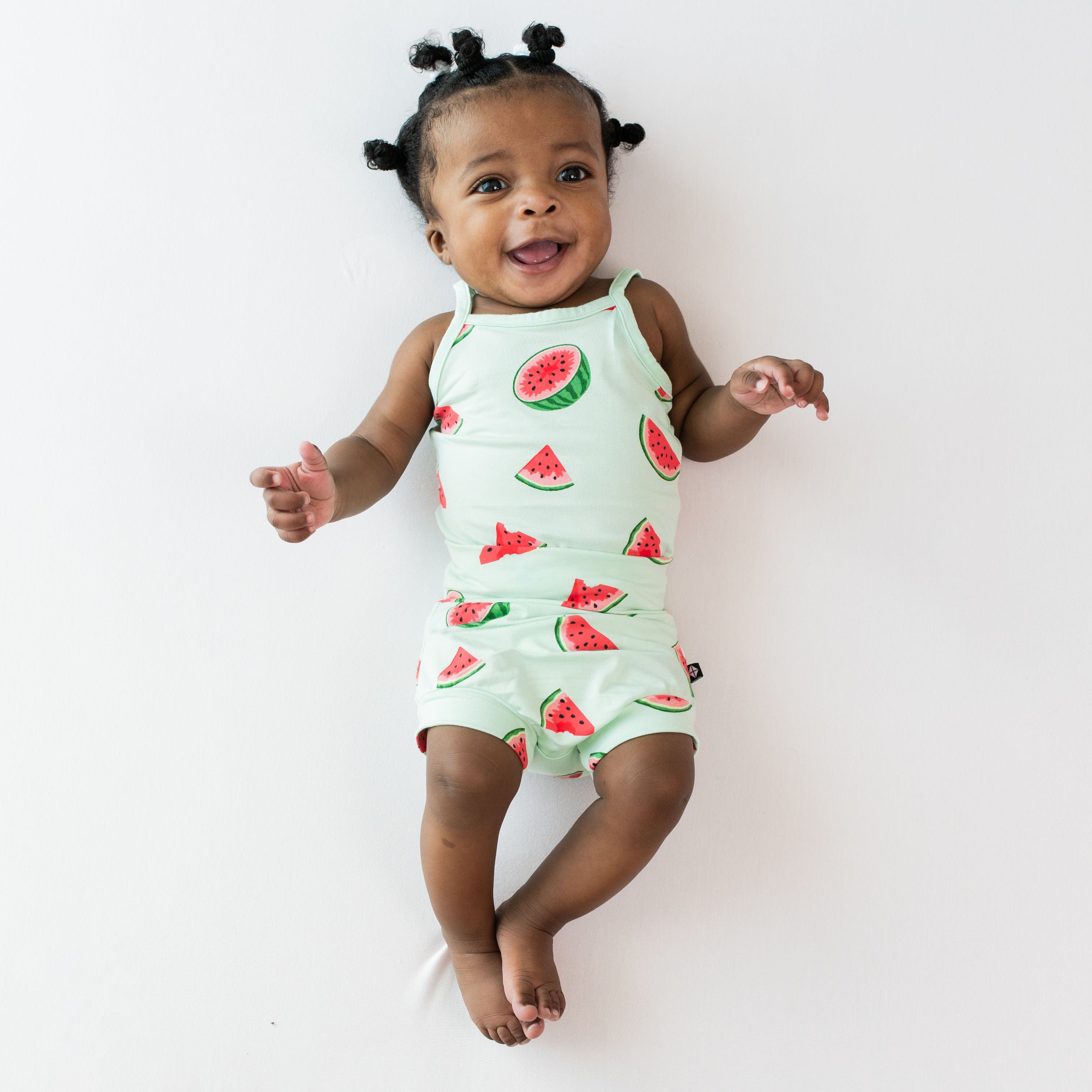 Kyte Baby Spaghetti Strap Leotard Spaghetti Strap Leotard in Watermelon