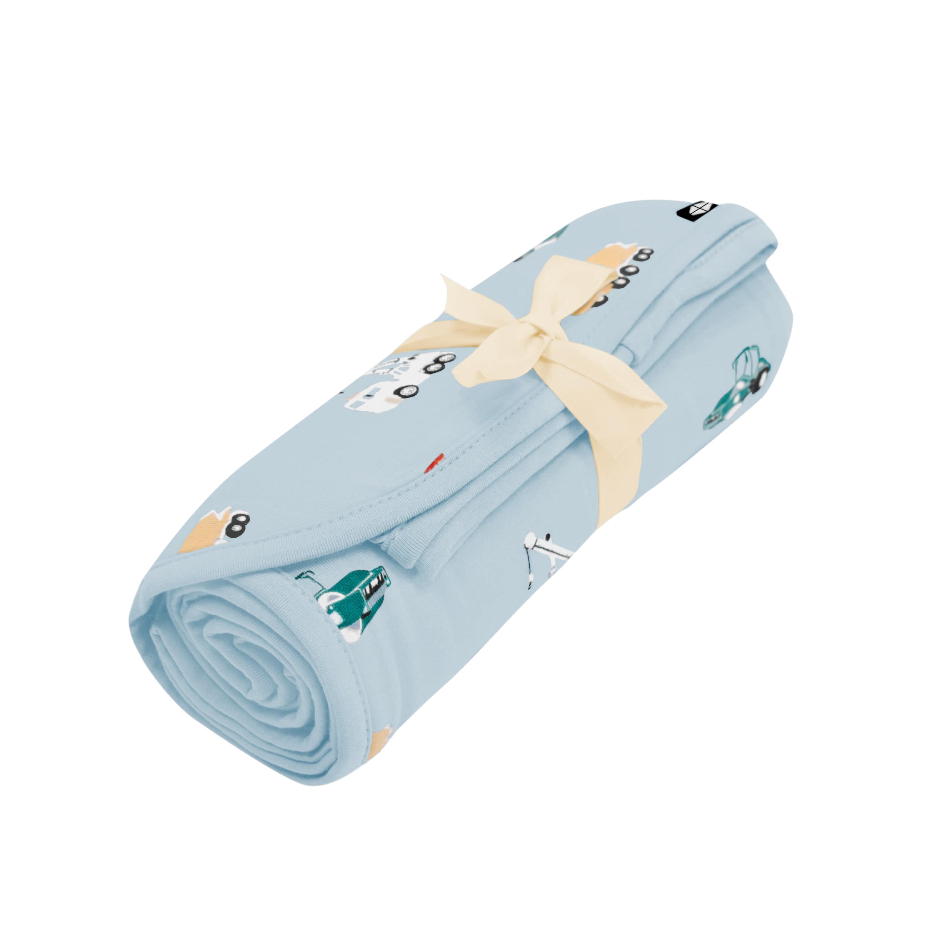 Kyte Baby bamboo Swaddling Blanket in Construction