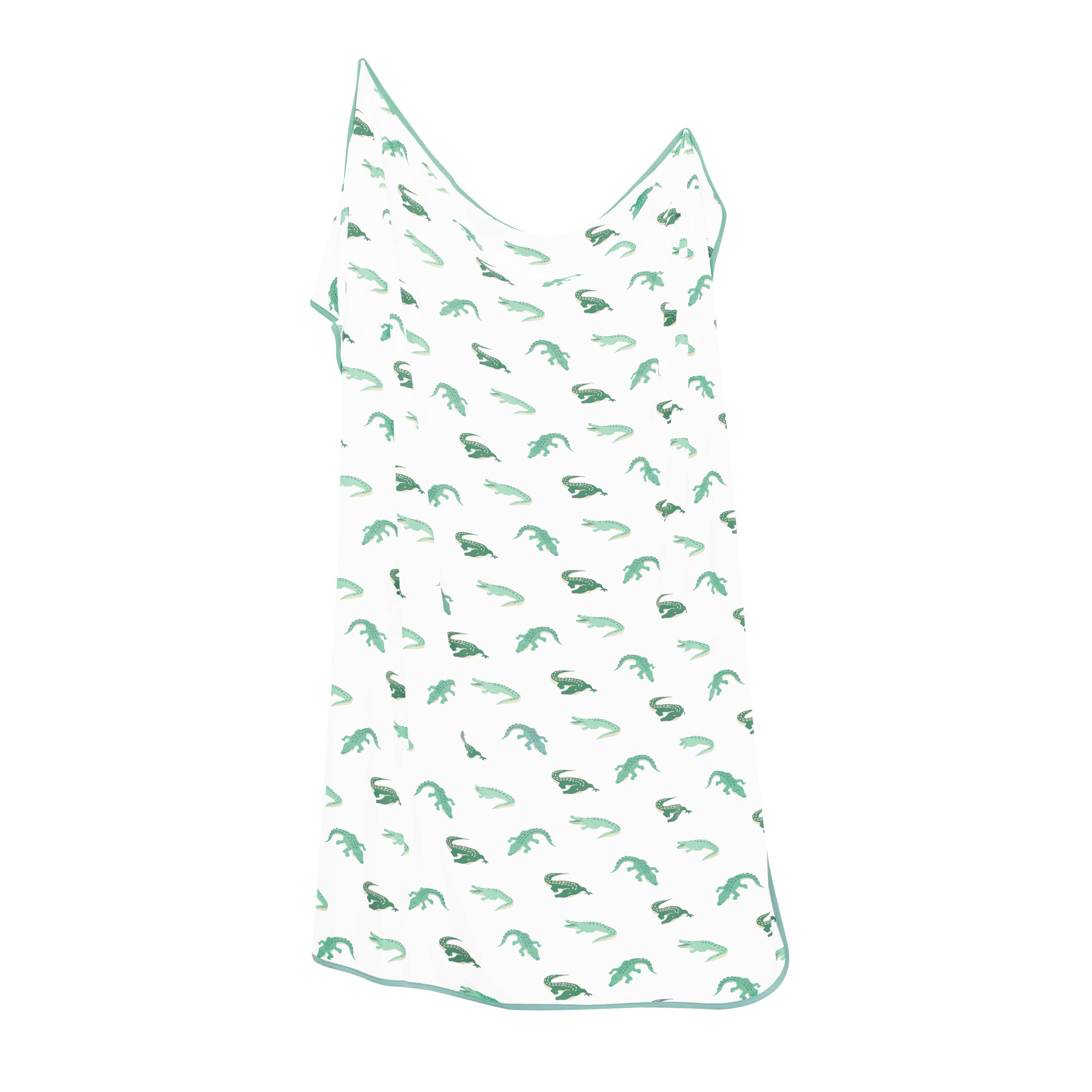 Kyte Baby Swaddling Blanket Crocodile / Infant Swaddle Blanket in Crocodile