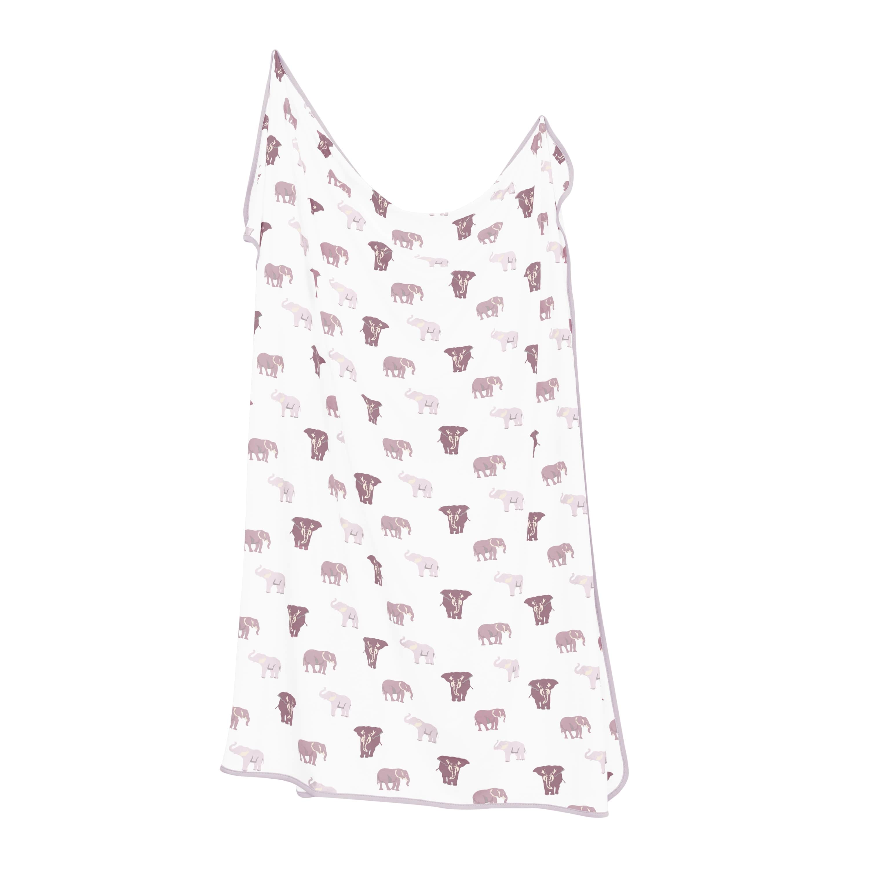 Kyte Baby Swaddle Blanket in Elephant pattern