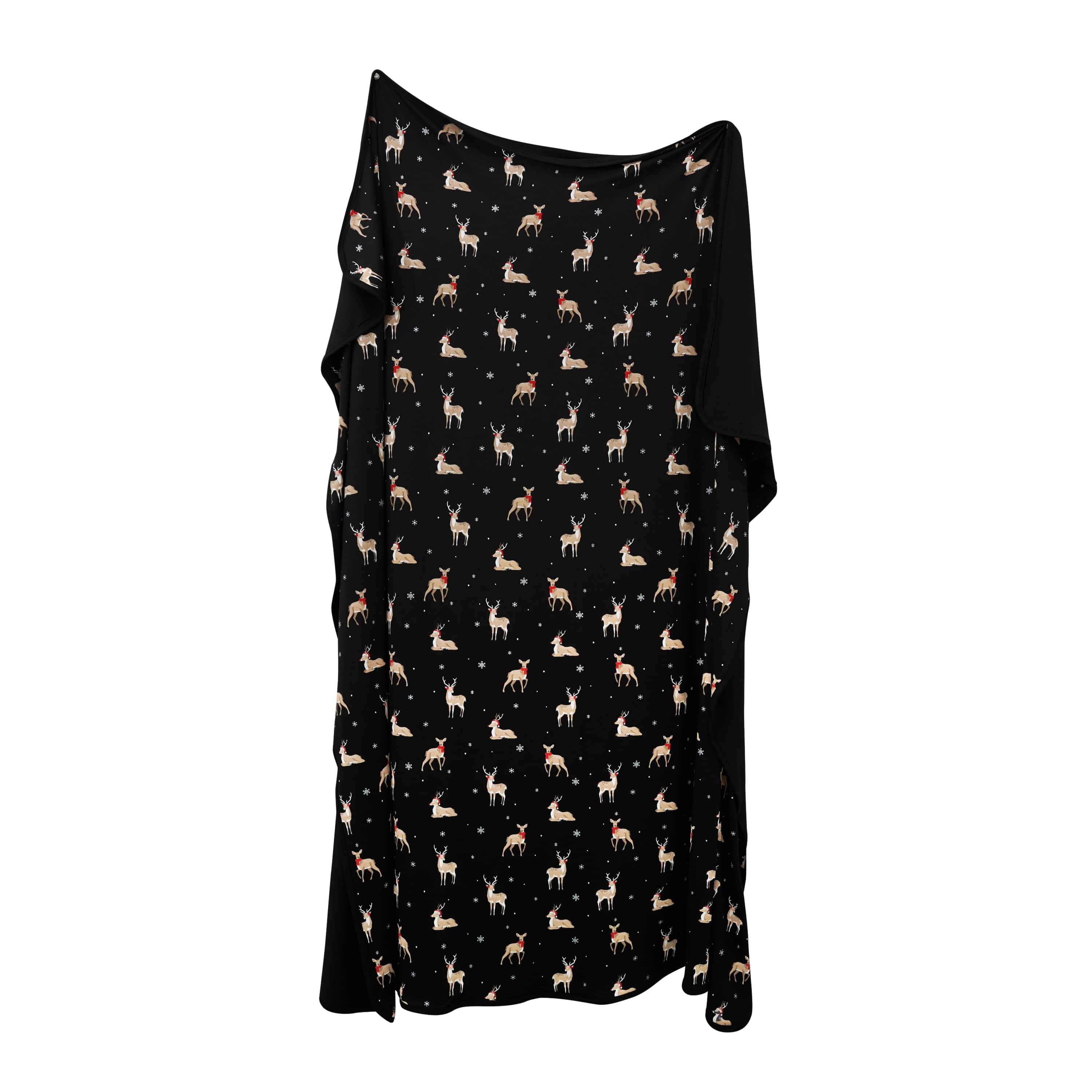 Kyte Baby Swaddling Blanket Midnight Deer / Infant Swaddle Blanket in Midnight Deer