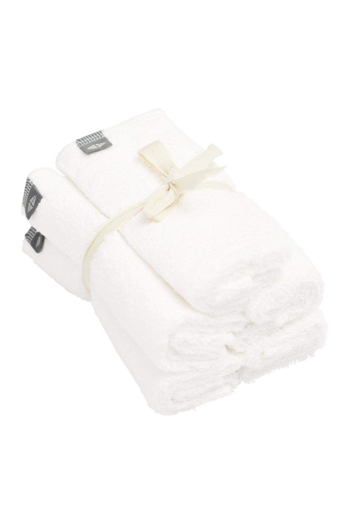 Kyte Baby Terry Washcloth 5-Pack in Cloud white