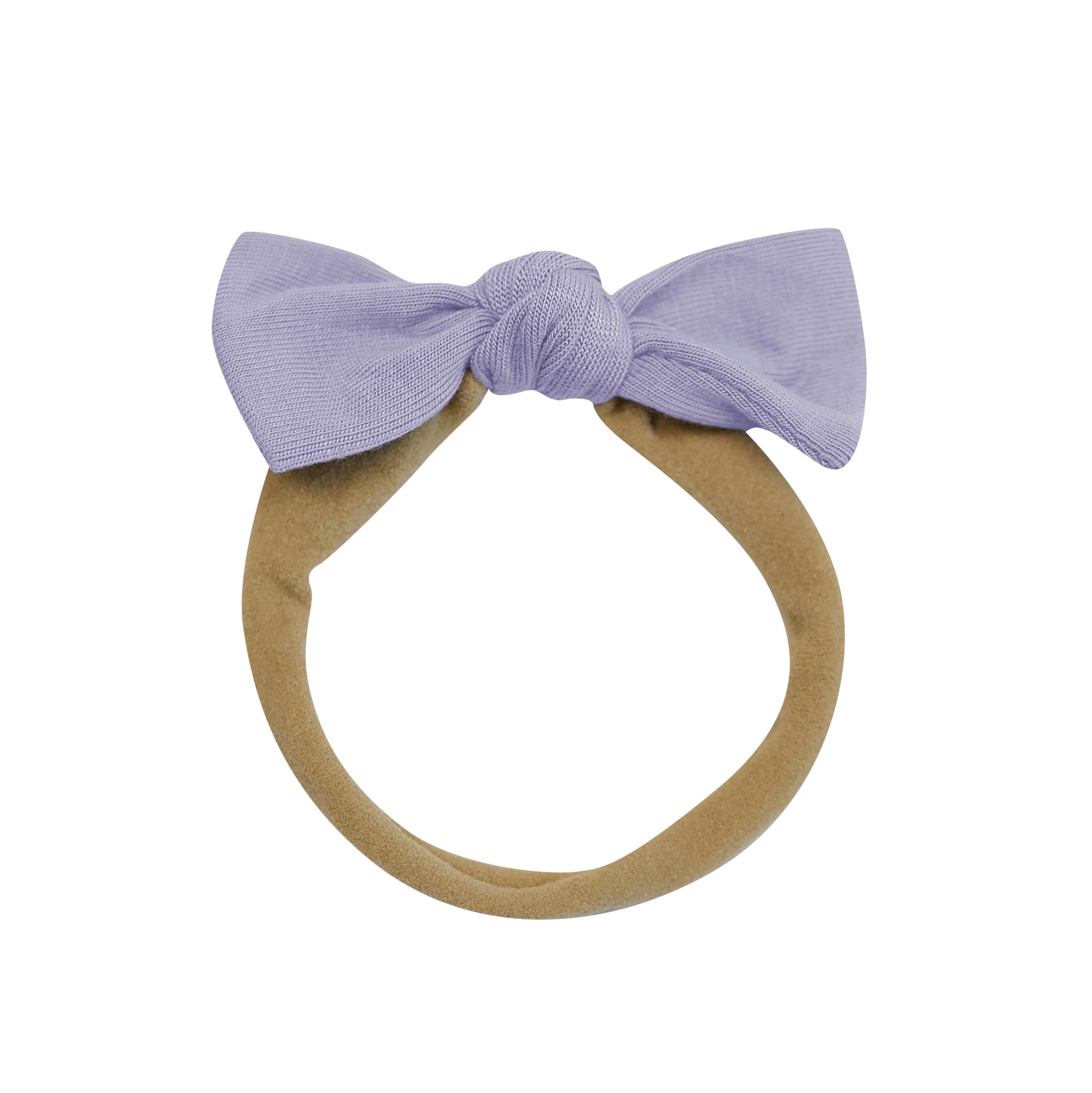 Kyte Baby Tiny Nylon Bow in Taro