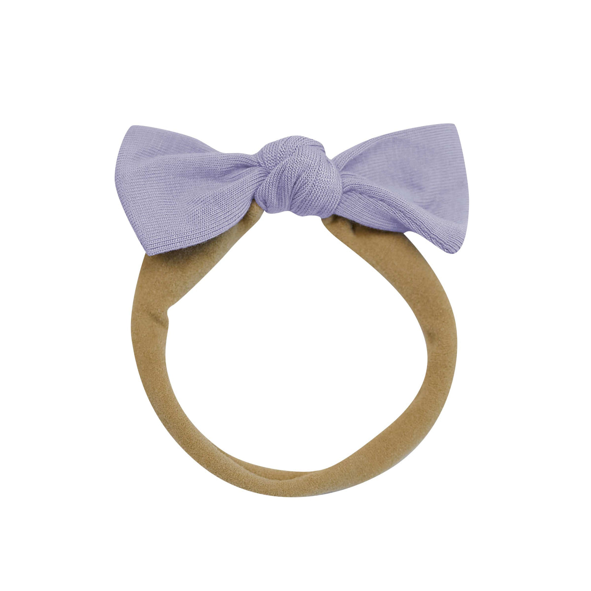 Kyte Baby Tiny Nylon Bow in Taro