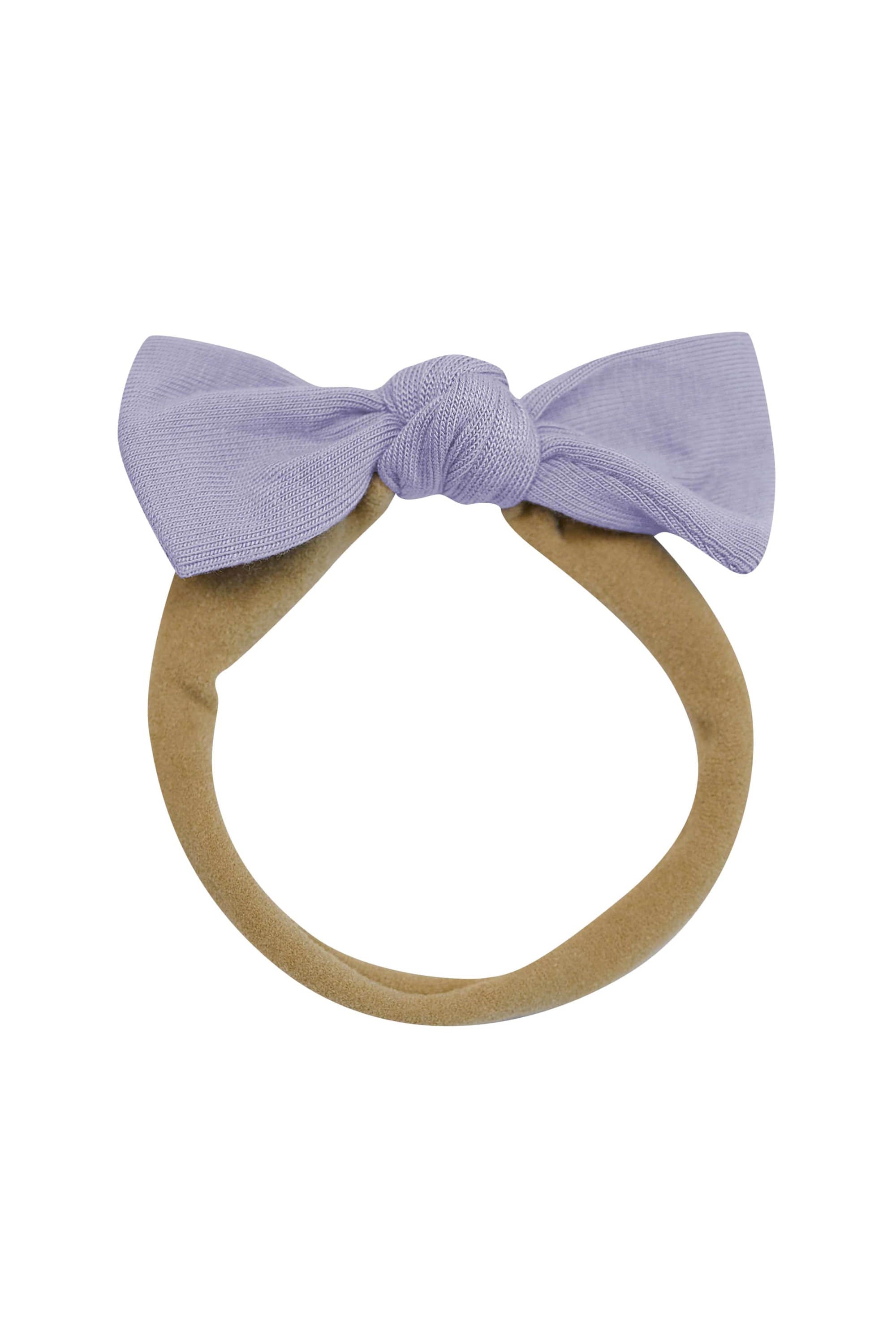 Kyte Baby Tiny Nylon Bow in Taro