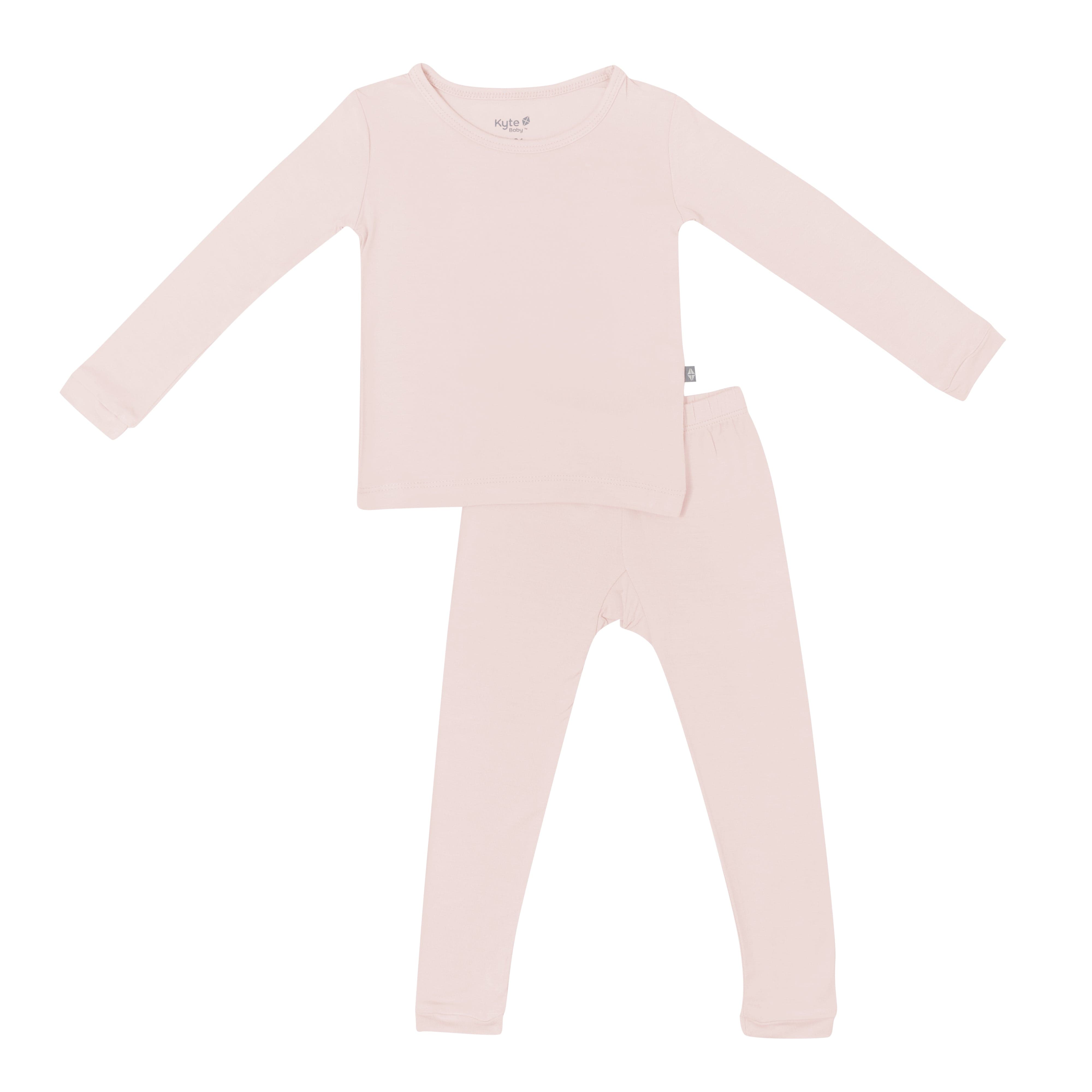 Kyte Baby Long Sleeve Pajama Set in Blush