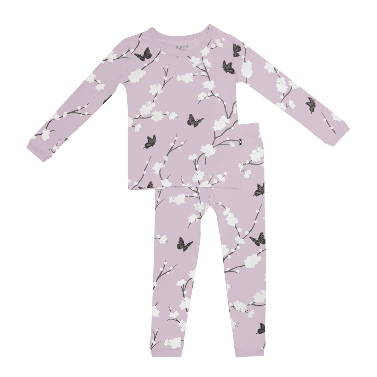 Kyte Baby Toddler Long Sleeve Pajamas Long Sleeve Pajamas in Cherry Blossom