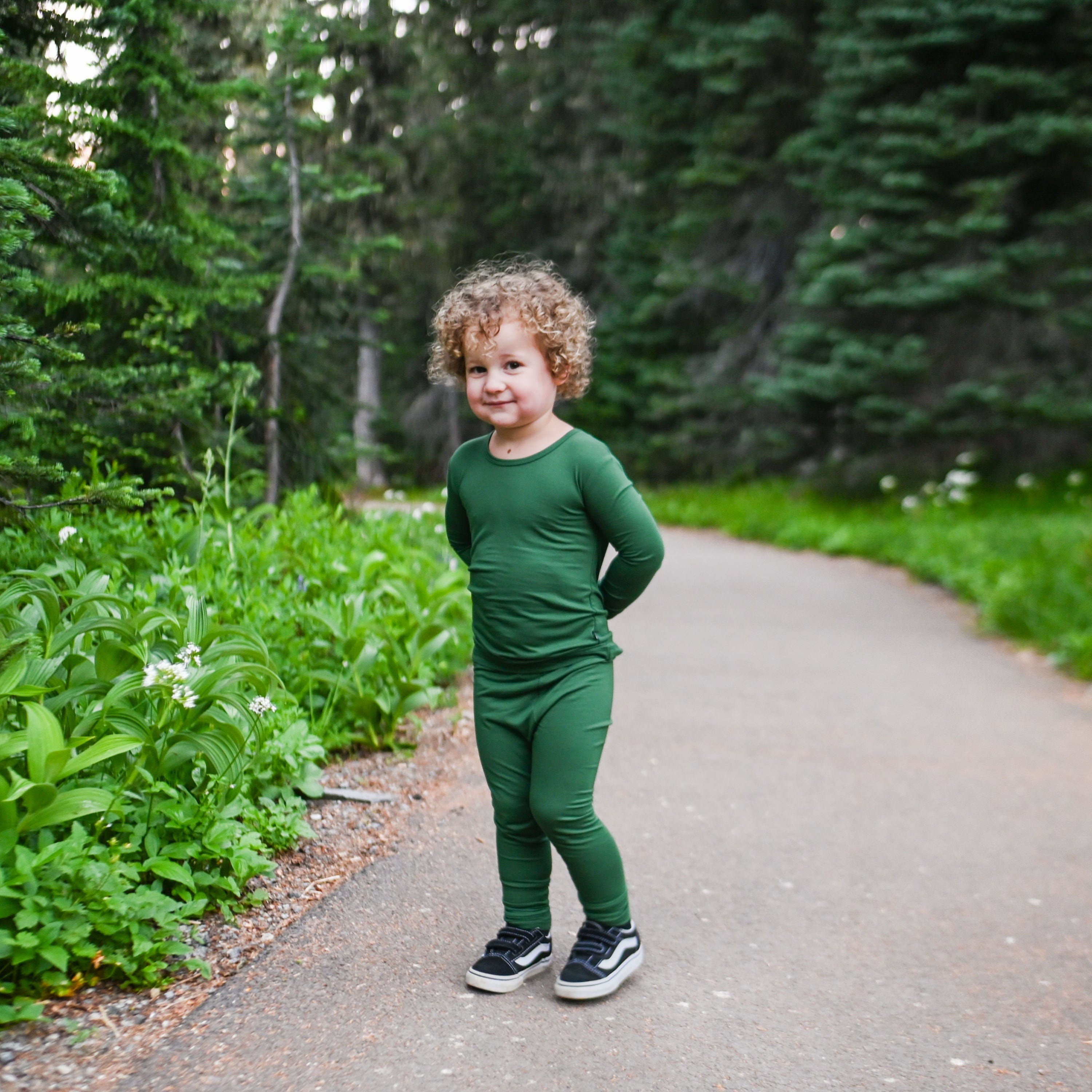 Kyte Baby Toddler Long Sleeve Pajamas Long Sleeve Pajamas in Forest