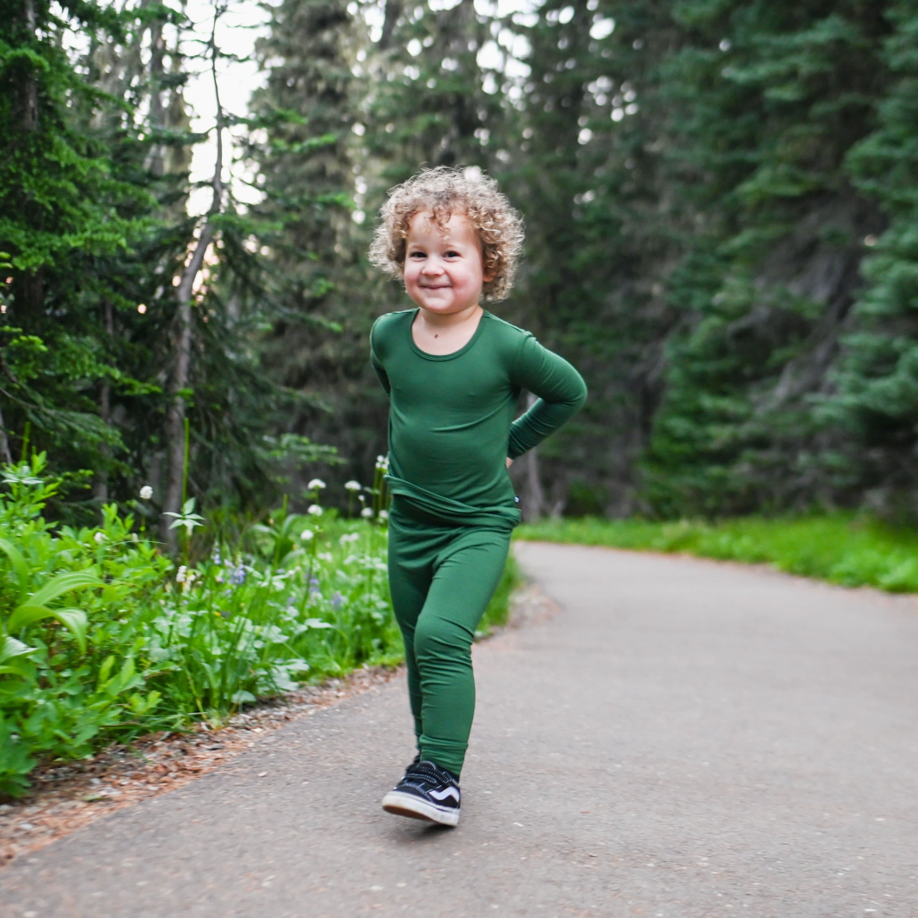 Kyte Baby Toddler Long Sleeve Pajamas Long Sleeve Pajamas in Forest