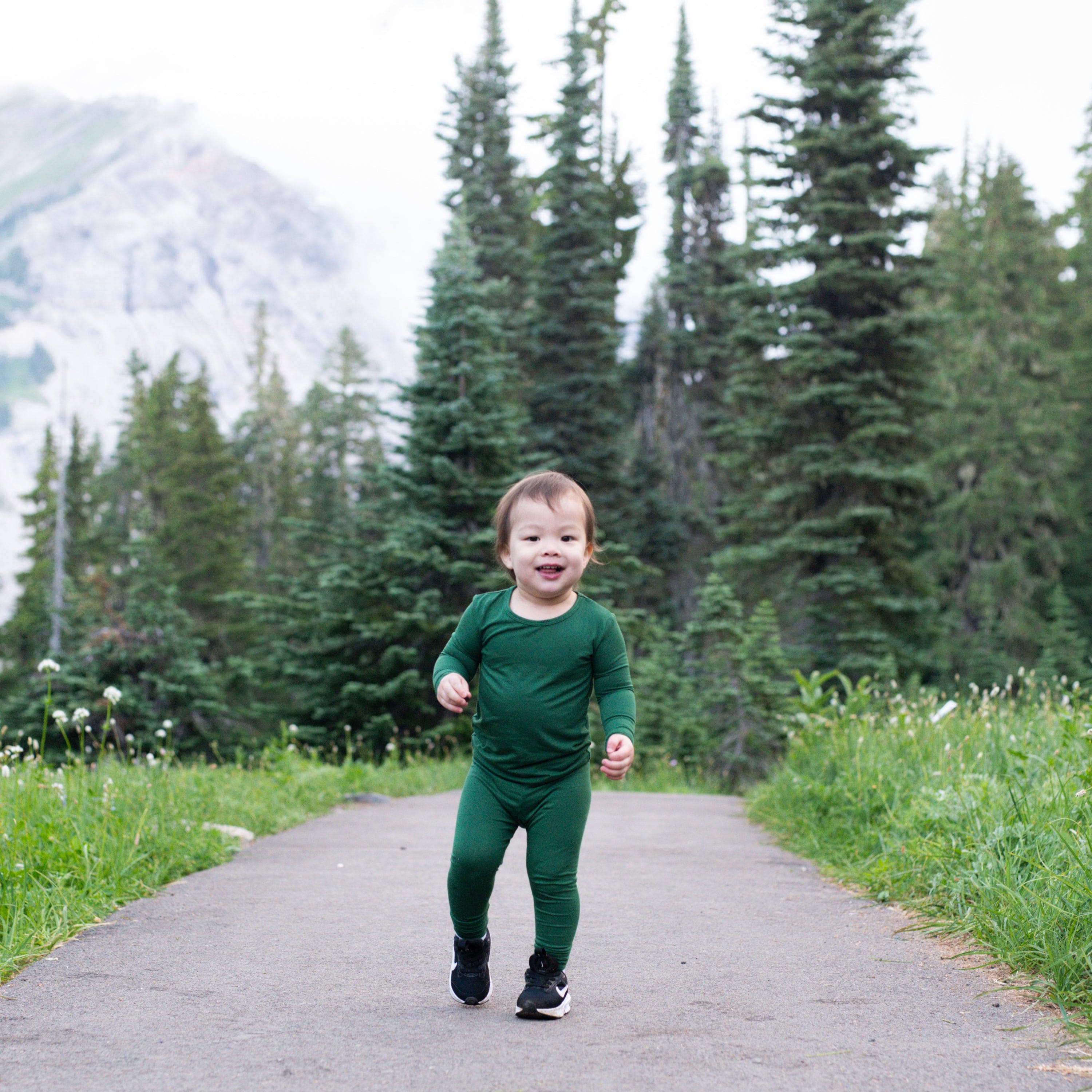 Kyte Baby Toddler Long Sleeve Pajamas Long Sleeve Pajamas in Forest