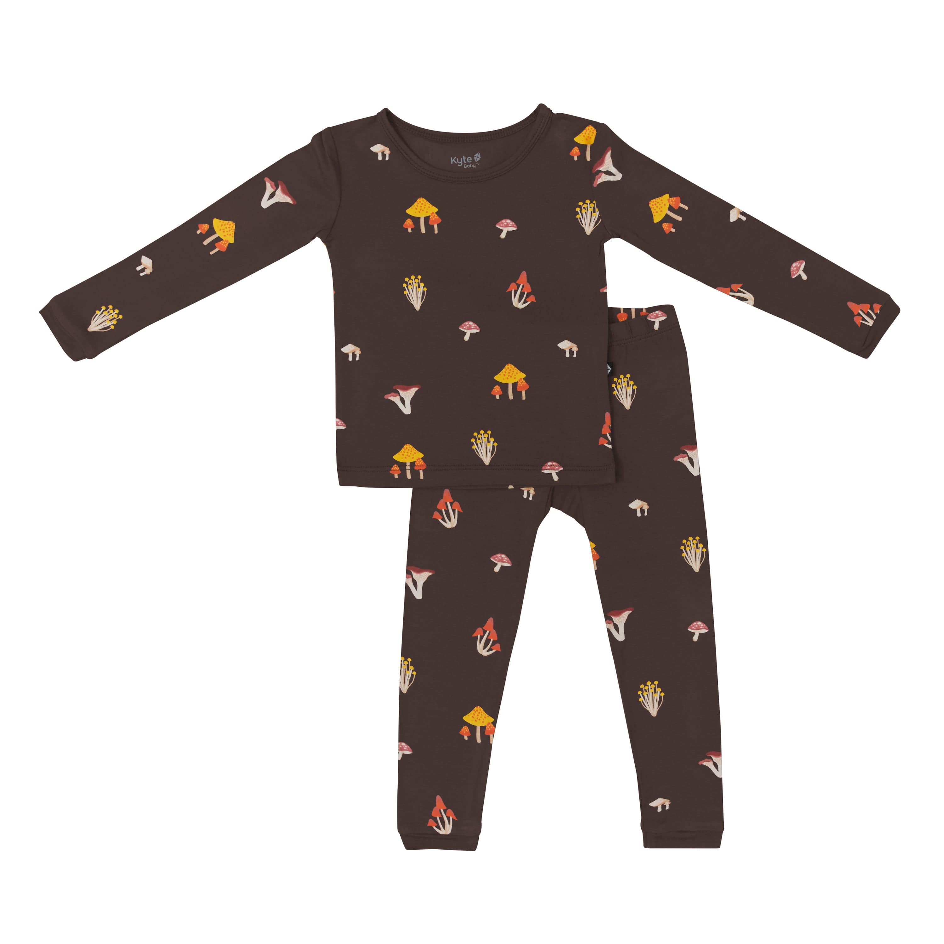 Kyte Baby Women's Long Sleeve Pajama Set in Mushroom - Active Baby
