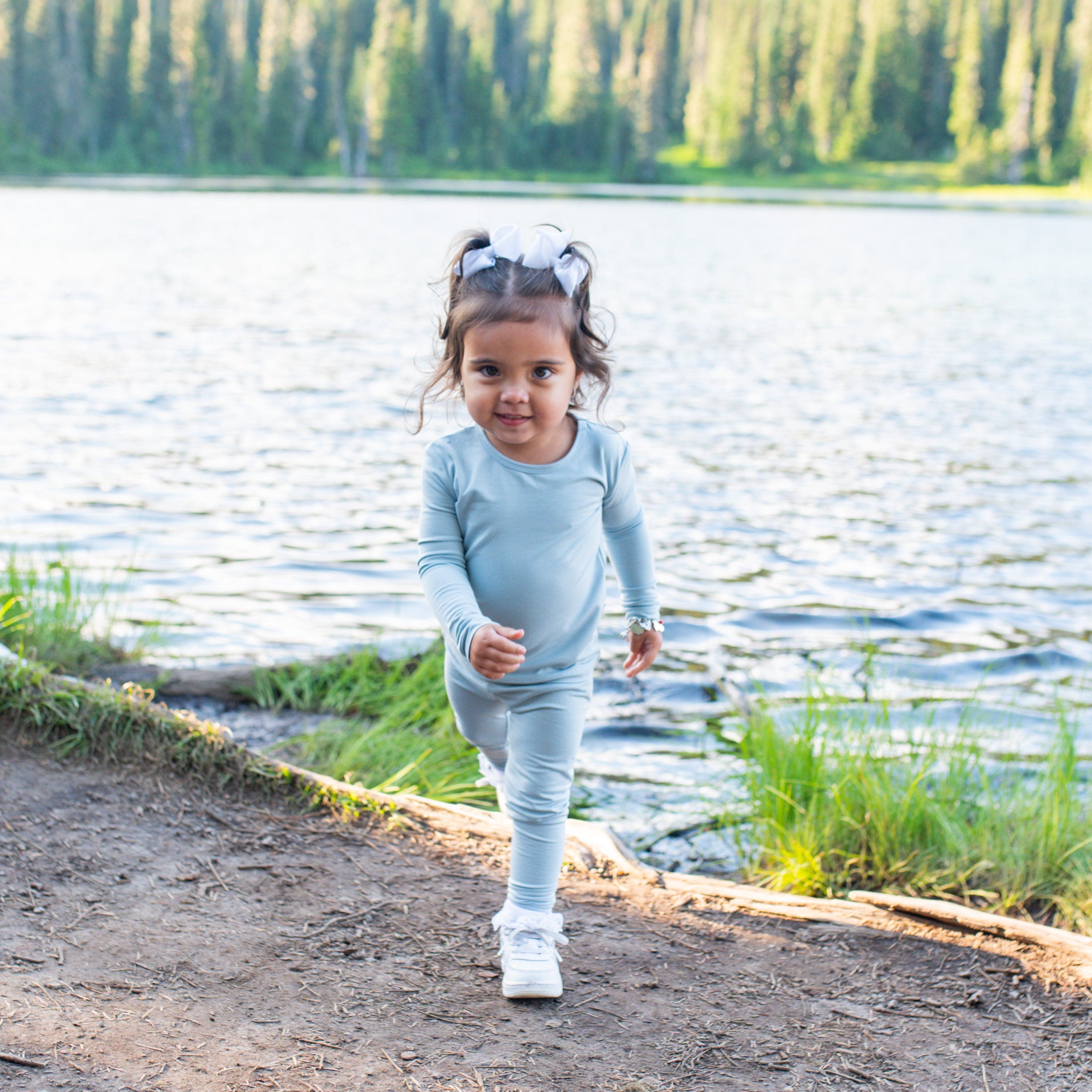 Kyte Baby Toddler Long Sleeve Pajamas Long Sleeve Pajamas in Glacier