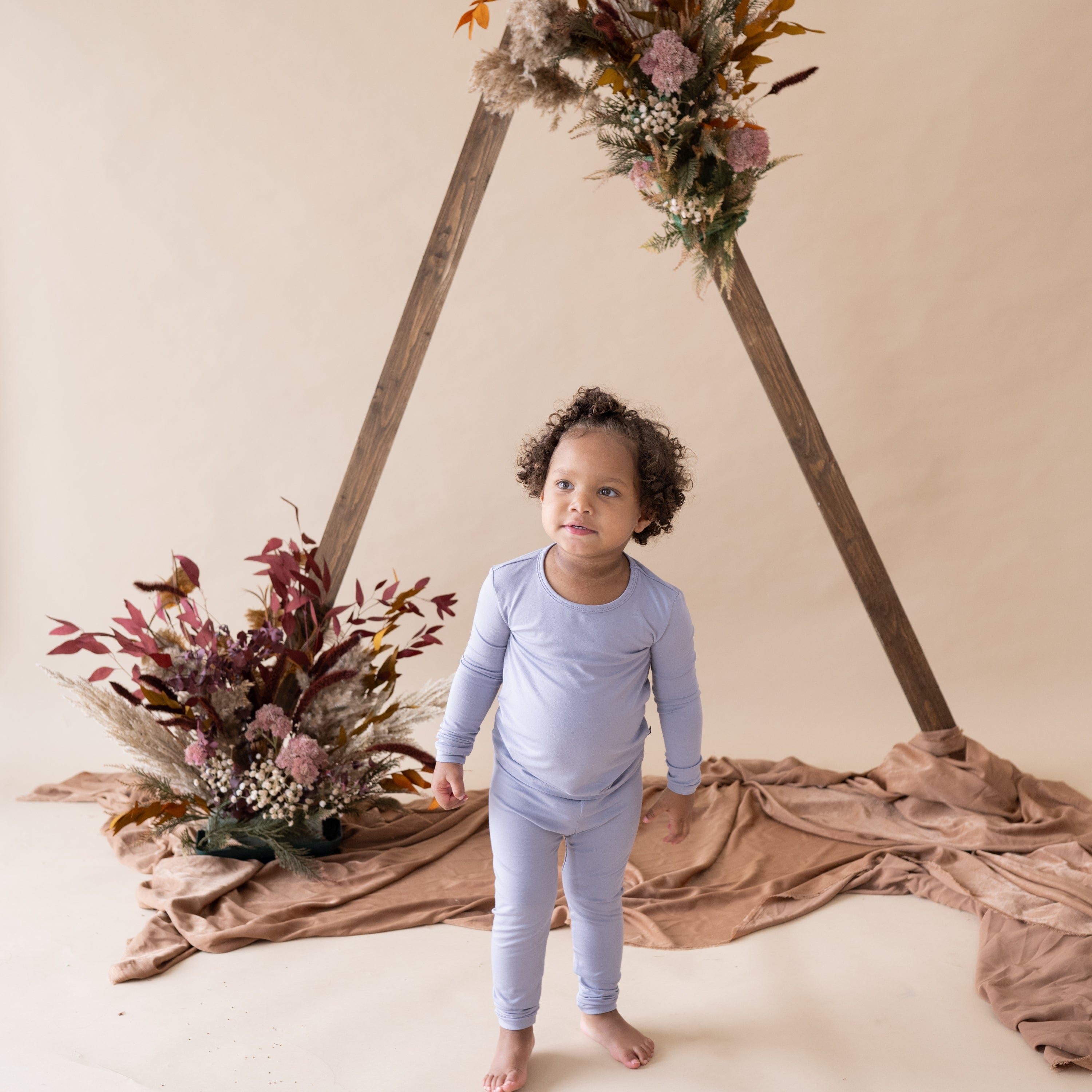 Kyte Baby Toddler Long Sleeve Pajamas Long Sleeve Pajamas in Haze