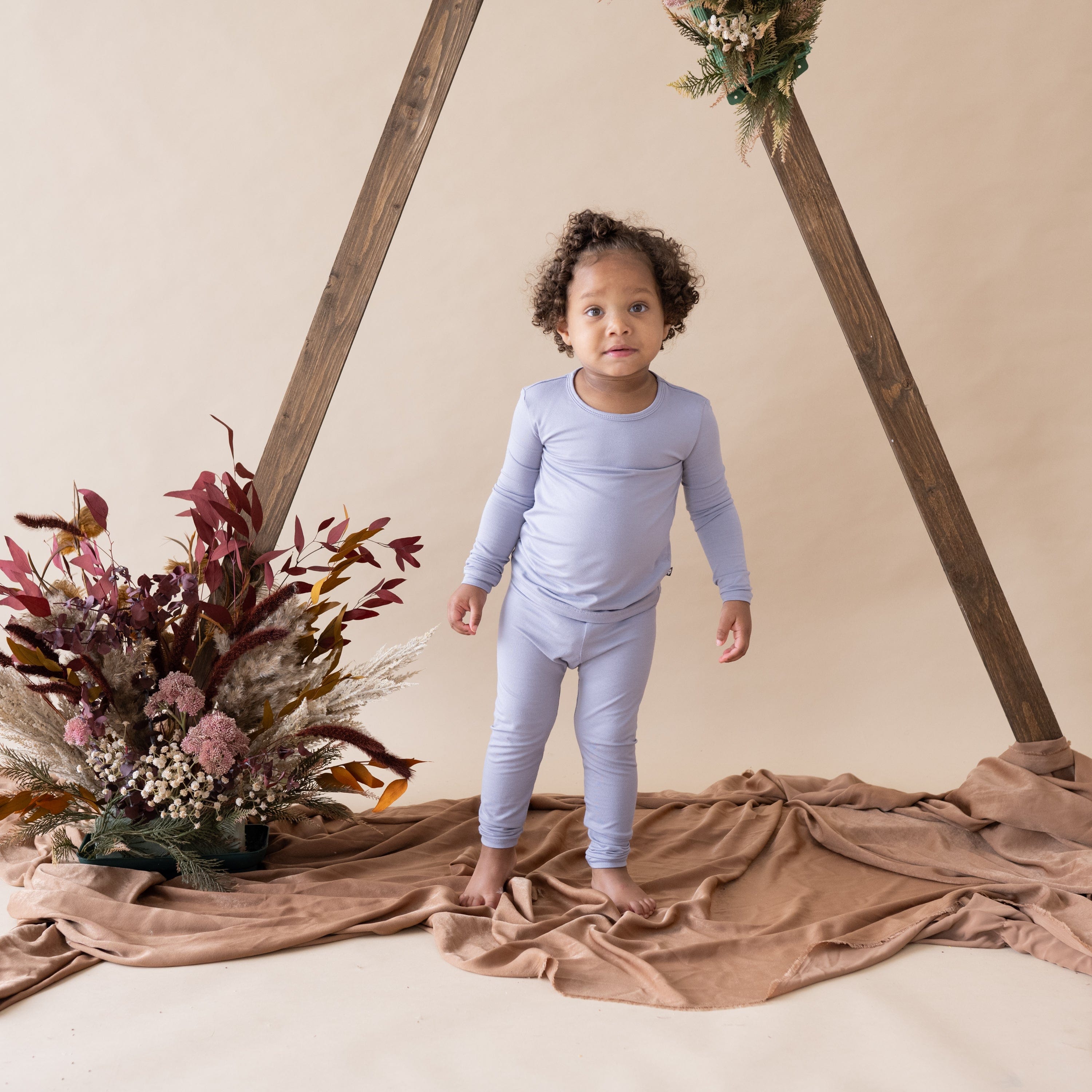 Kyte Baby Toddler Long Sleeve Pajamas Long Sleeve Pajamas in Haze
