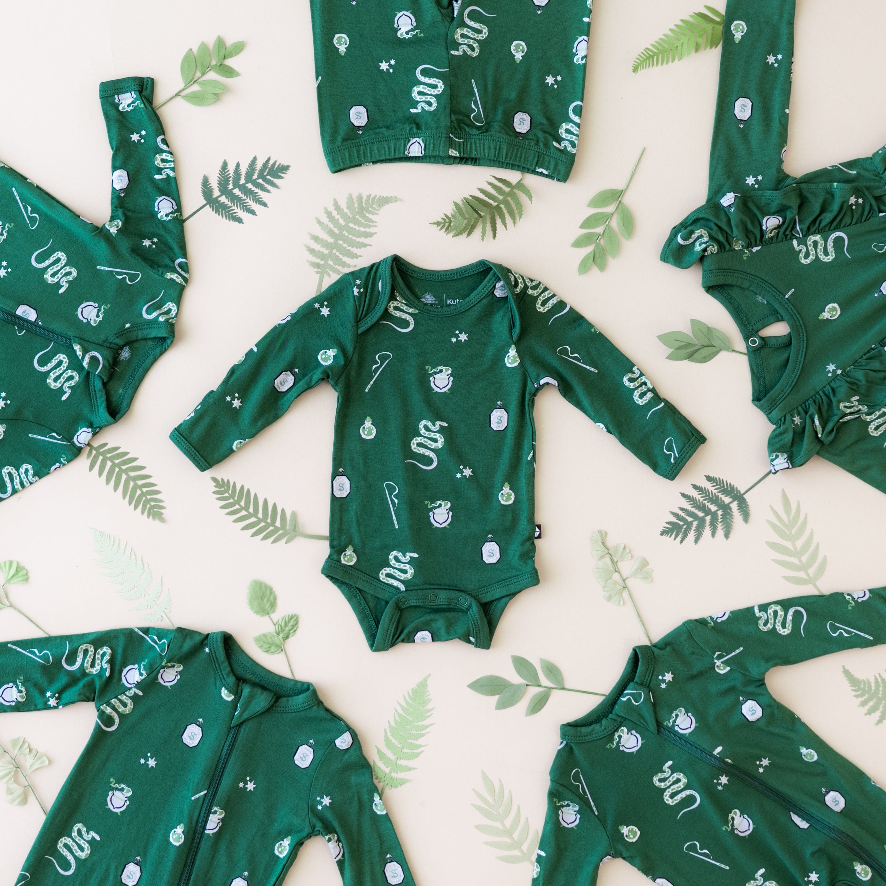 Kyte Baby Toddler Long Sleeve Pajamas Long Sleeve Pajamas in Slytherin™
