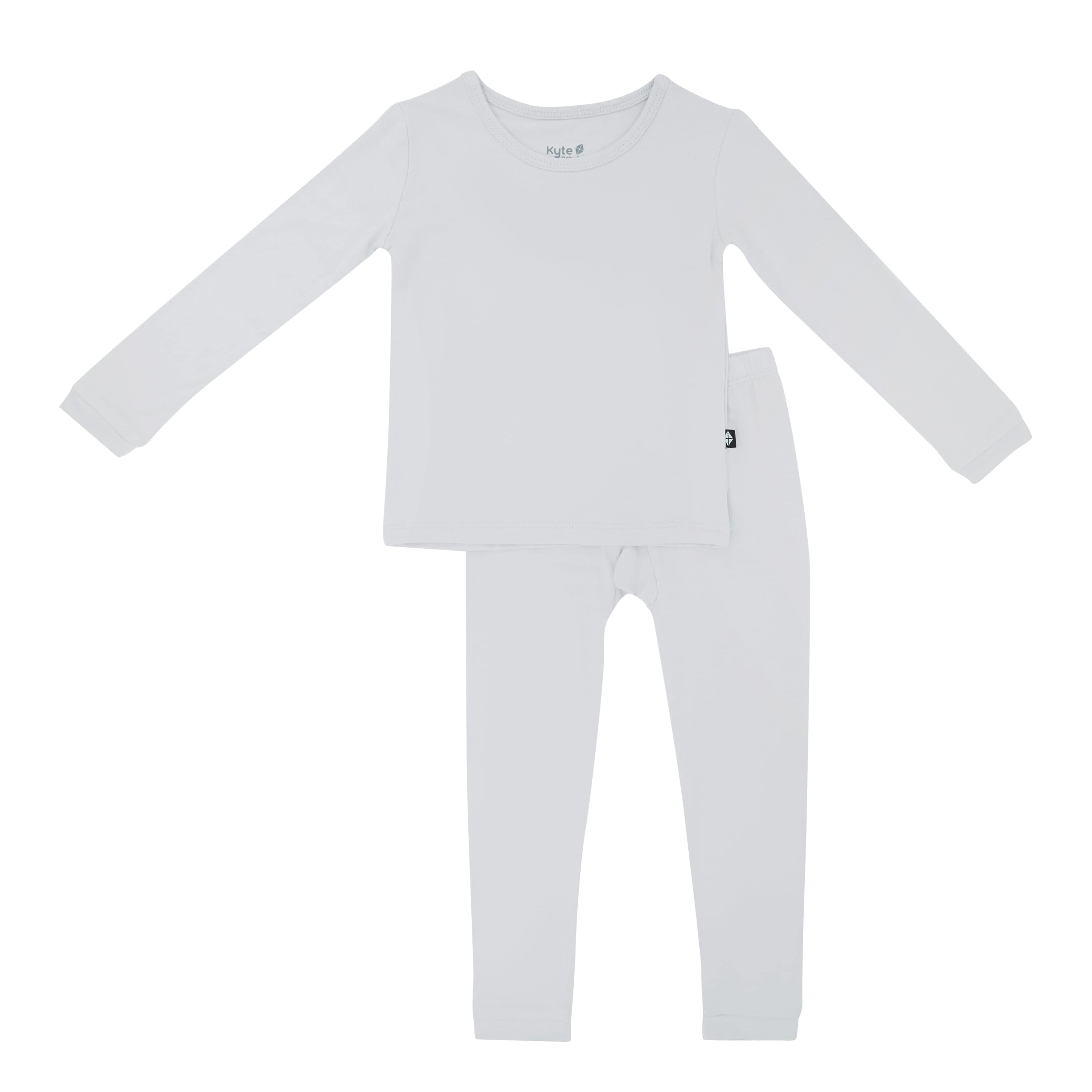 Long Sleeve Toddler Pajamas in Storm