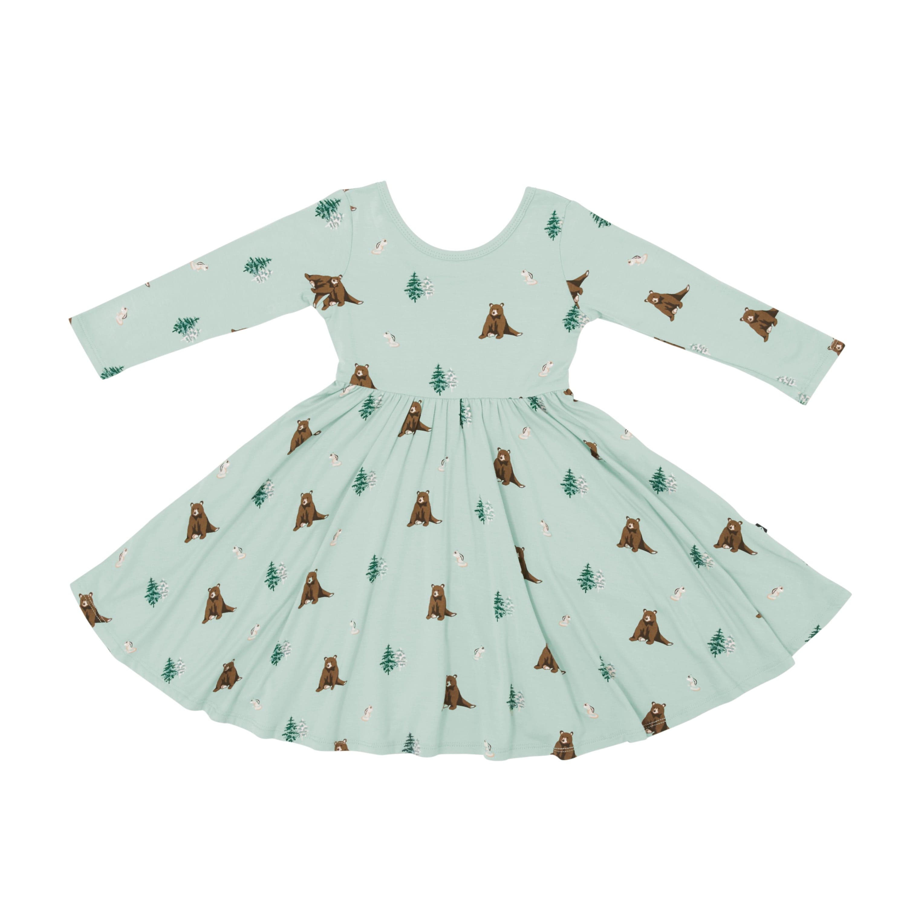 Kyte Baby Toddler Long Sleeve Twirl Dress Long Sleeve Twirl Dress in Trail