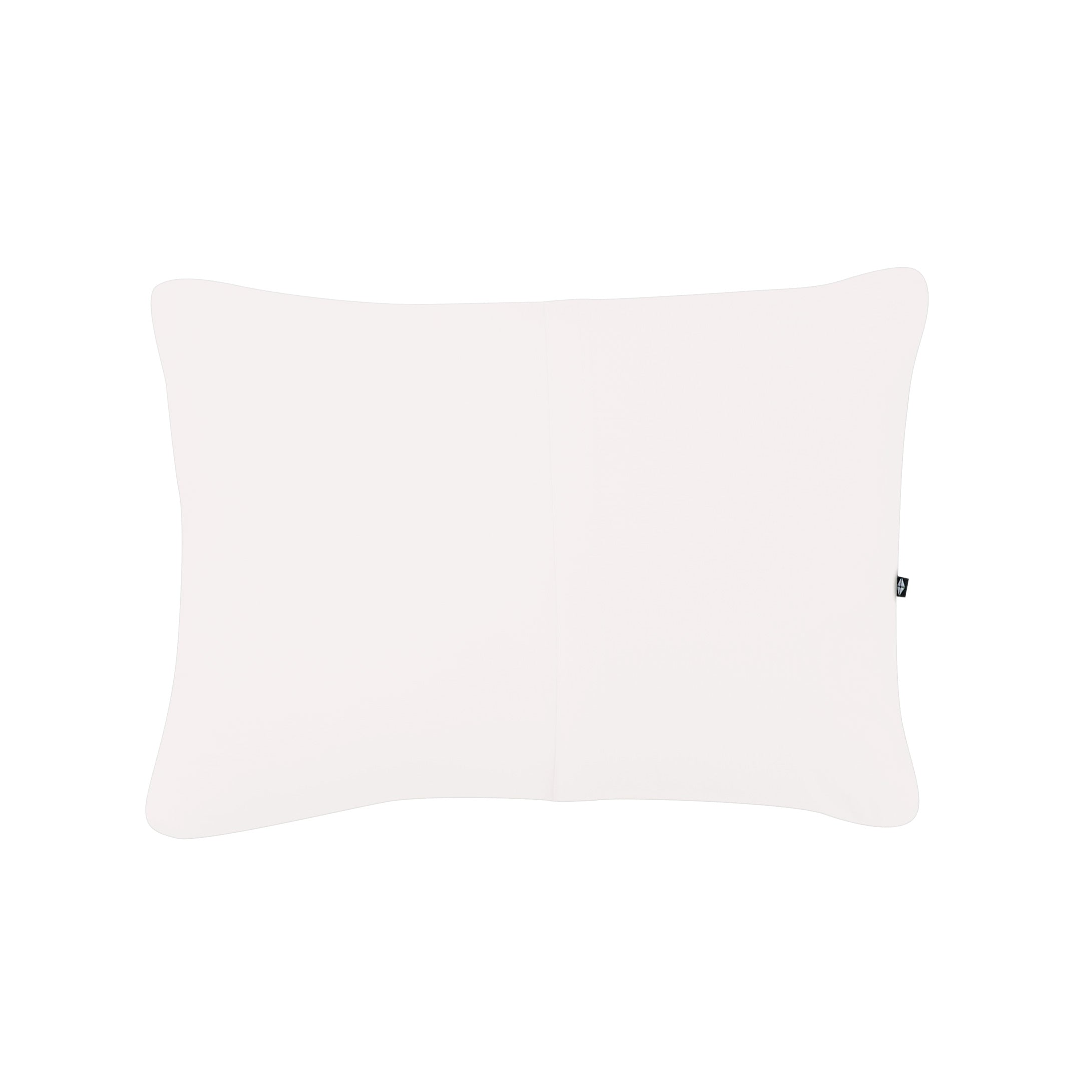 Envelope closure on Kyte Baby Toddler bamboo Pillowcase in Cloud white