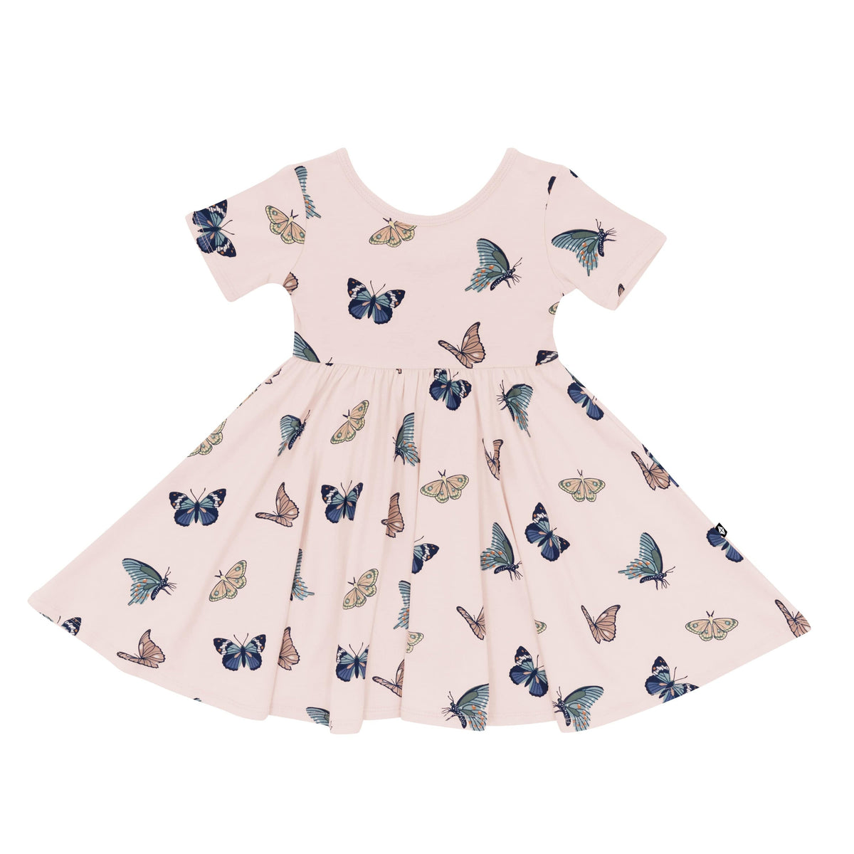 Product photo of the Twirl Dress in Blush Butterfly